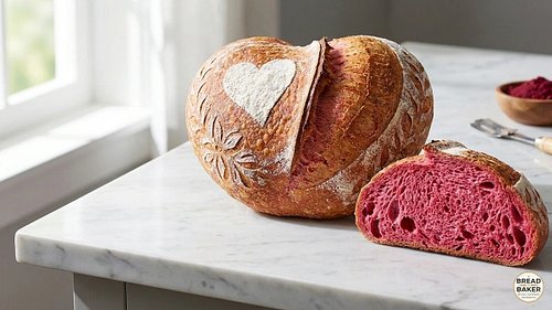 Want to know the secret to keeping your Valentine’s sourdough a vibrant pink? 🎨🍞
Beet pigments are notoriously sensitive to h...