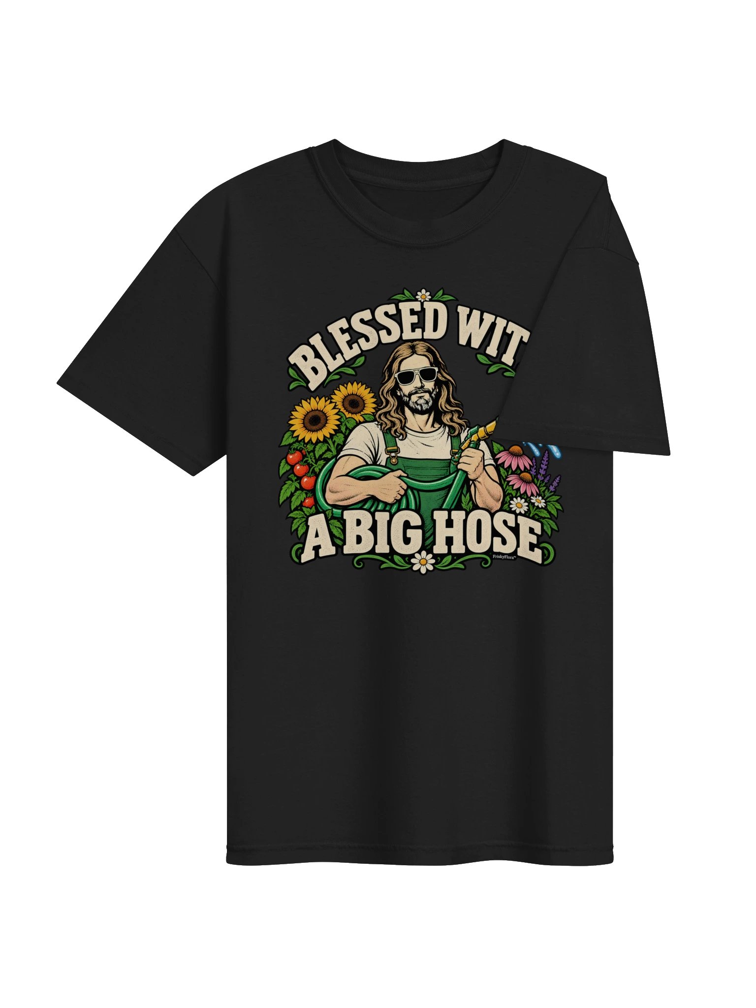 Blessed With a Big Hose Sunflower Tee product image (25)