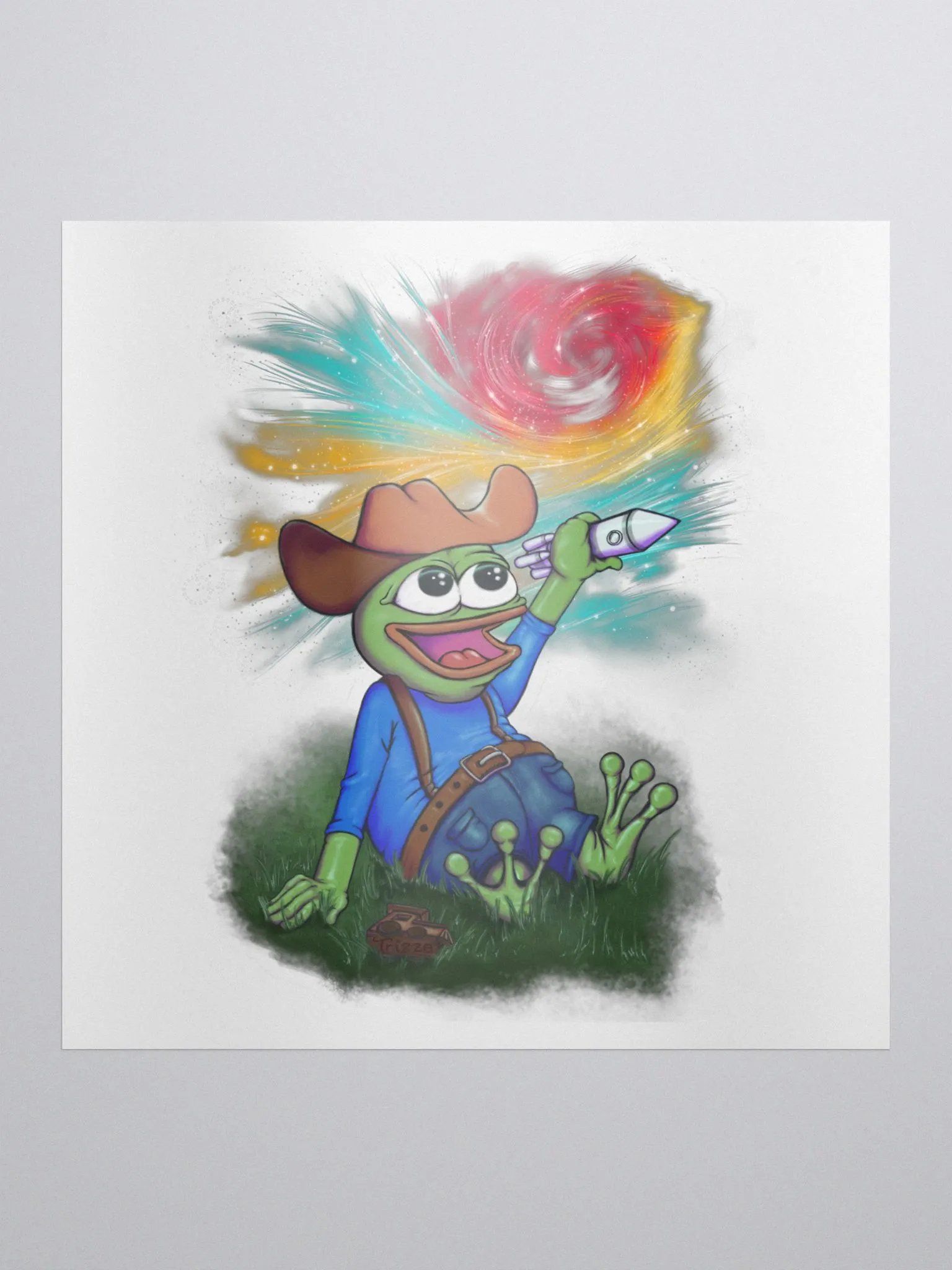 Dreamy Space Cowboy - Sticker (EU/US) product image (1)