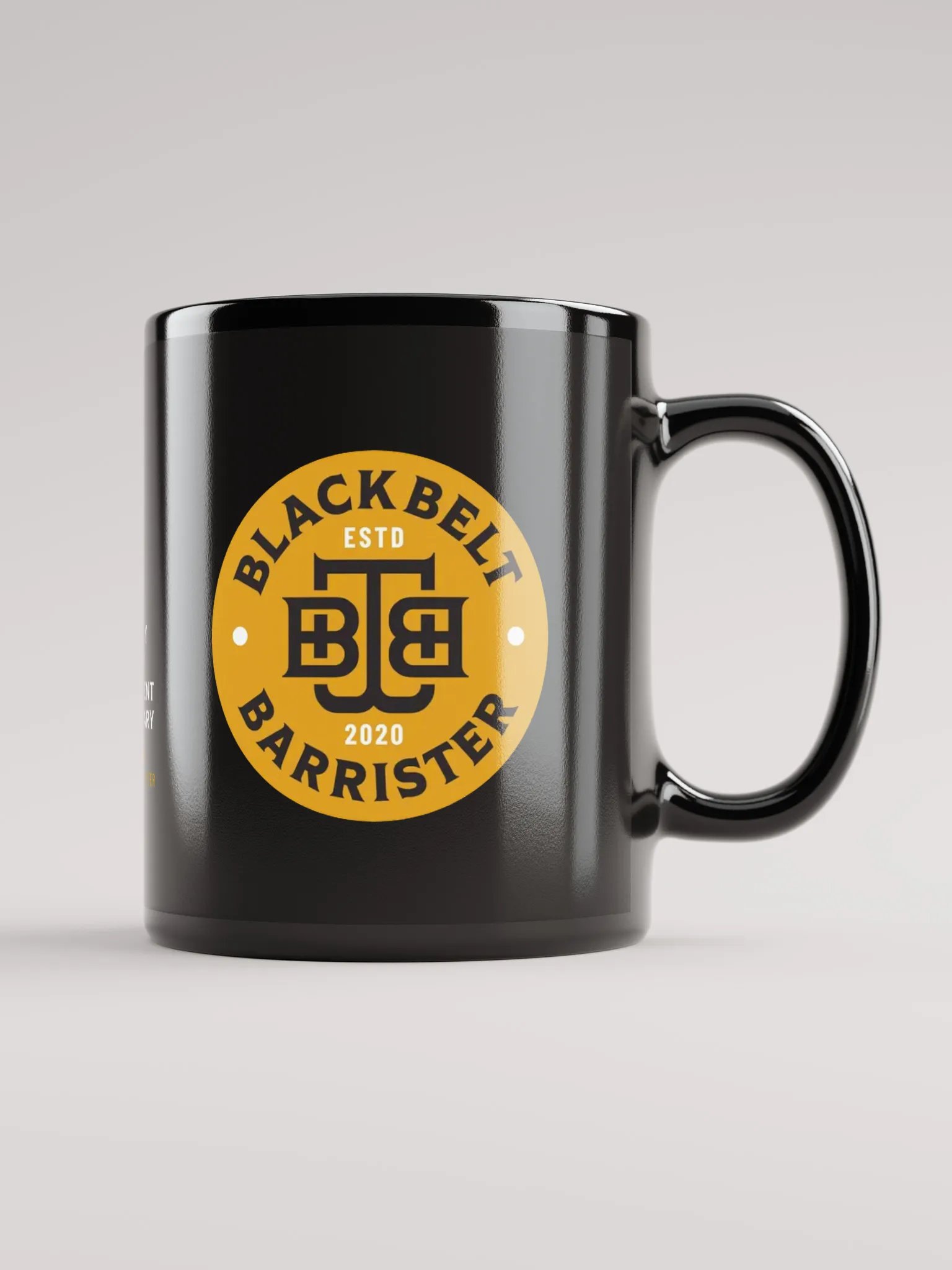 BBB Gold Roundel Black 11oz Mug product image (1)