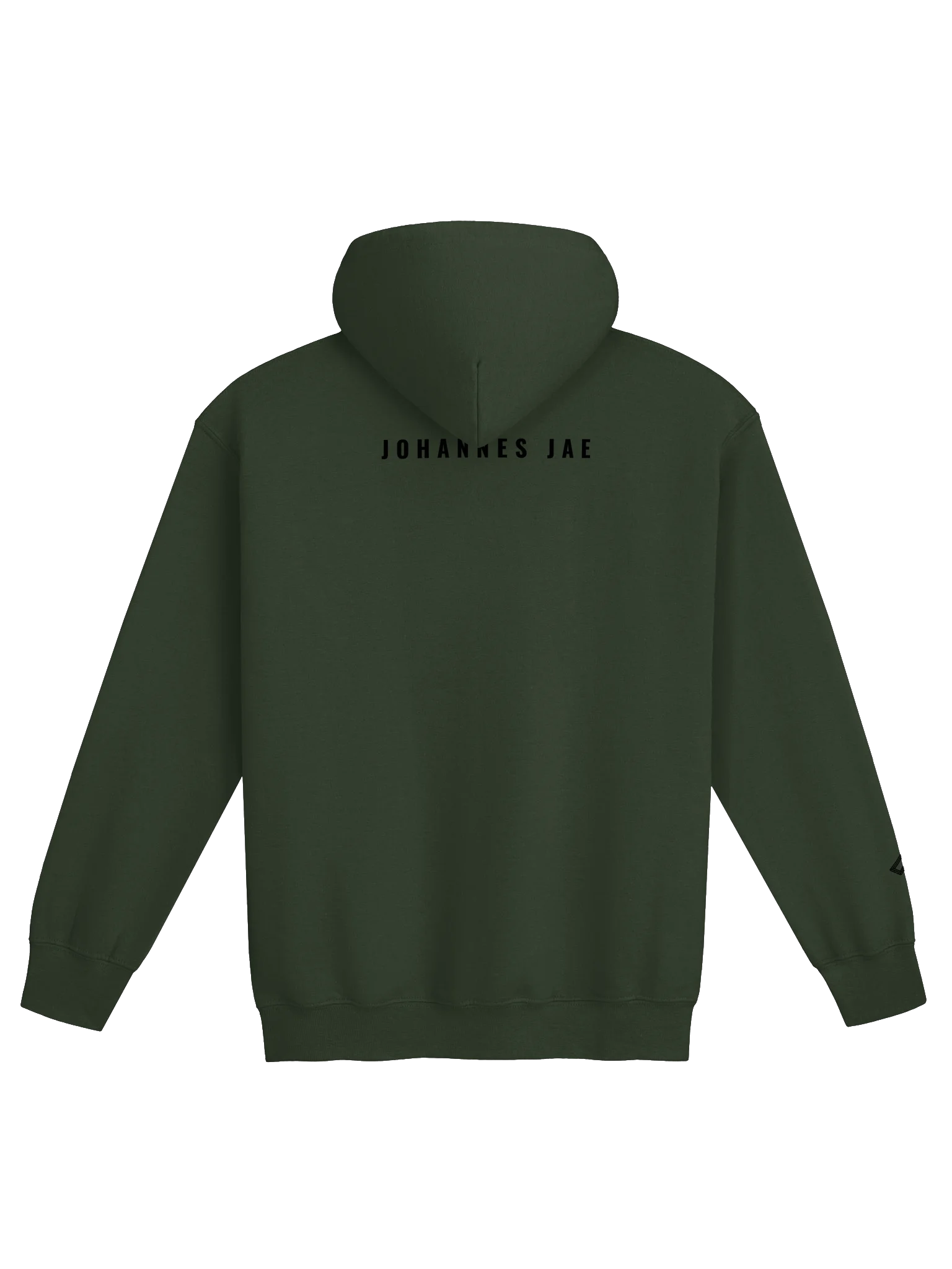 JOHANNES JAE – THE ZIP UP HOODIE • Blackout product image (2)