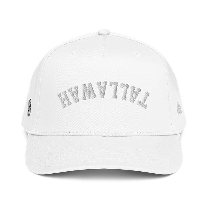 "likkle but TALLAWAH" Baseball Cap in Criss White product image (1)