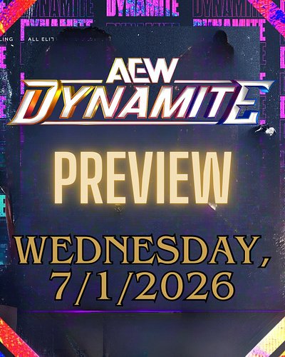 AEW Dynamite is LIVE TONIGHT on TBS from Viejas Arena in San Diego — Forbidden Door fallout with THREE title matches. Let me ...
