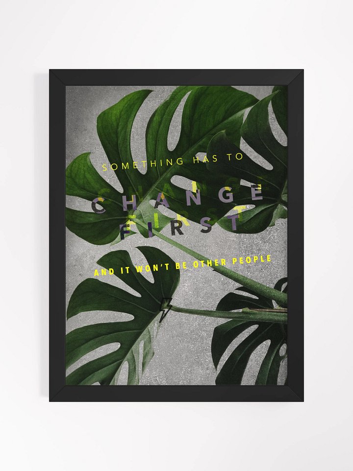 Change Poster 12" x 16" product image (2)