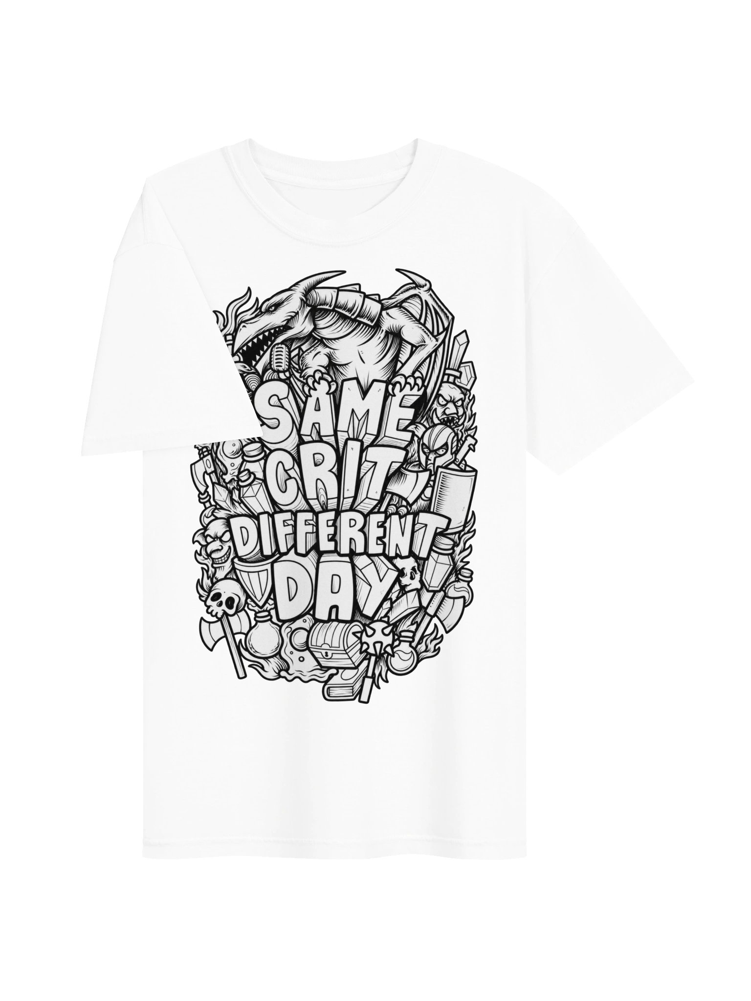 Same Crit Different Day – Art Tee product image (16)