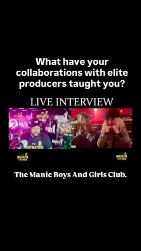 Special shout out to @themanicboysandgirlsclub for stopping by #IndieNation Live and doing a special interview! We had a blas...