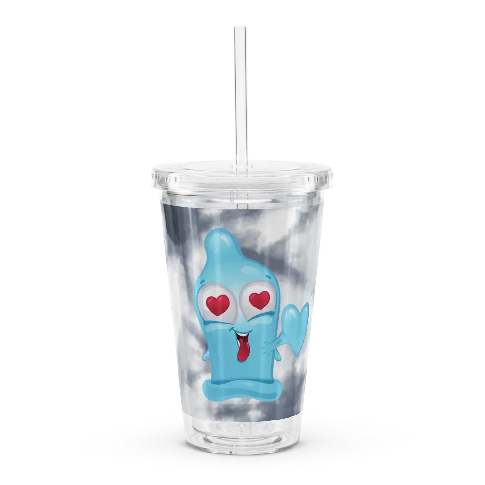 Love Struck Condom Double Wall Tumbler product image (1)