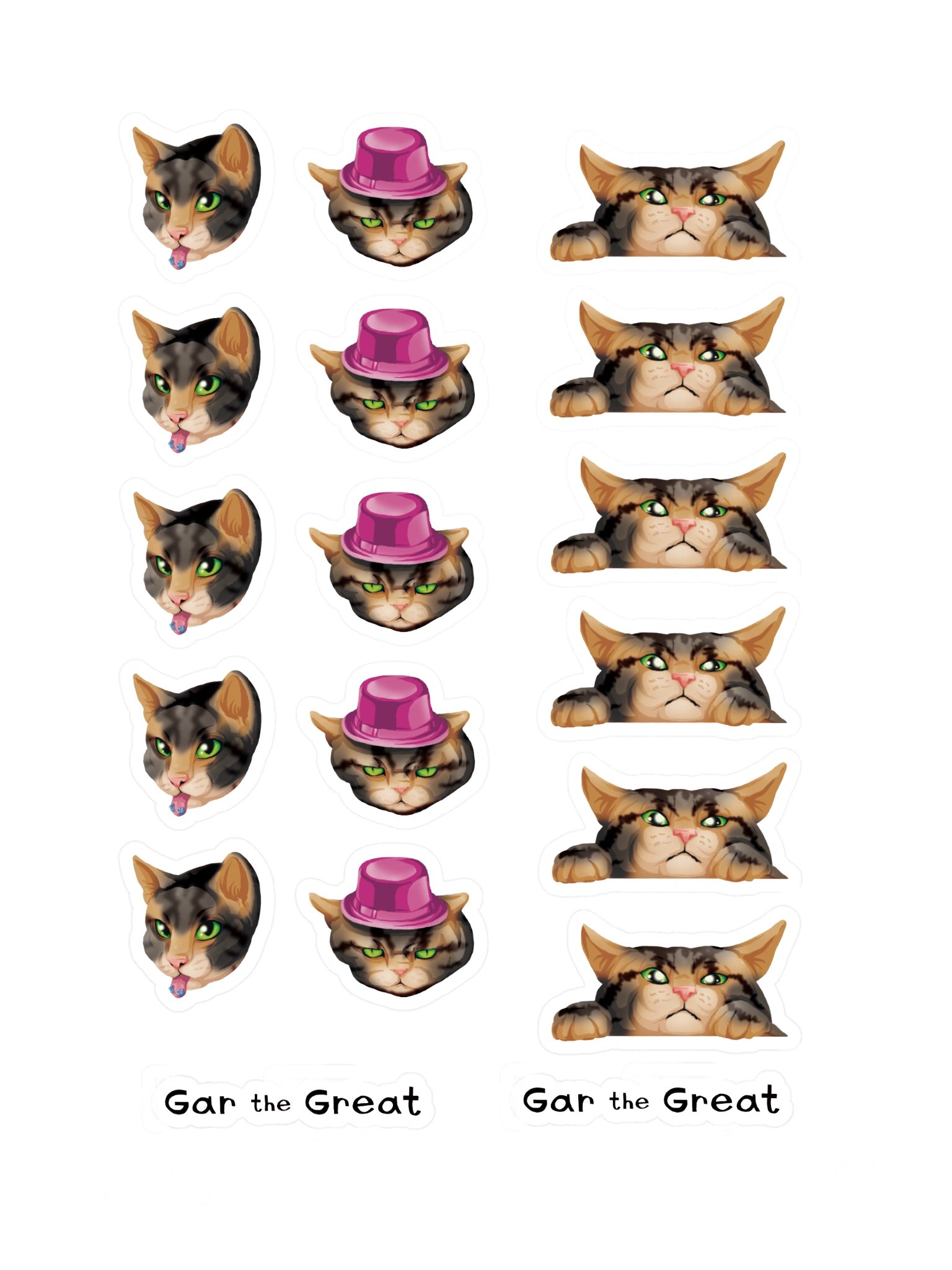 Gar the Great Sticker Sheet product image (3)