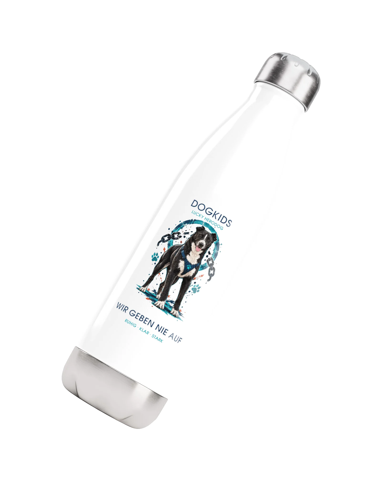 DogKids Wir geben nie auf Trinkflasche – Lucky HeroDog product image (7)