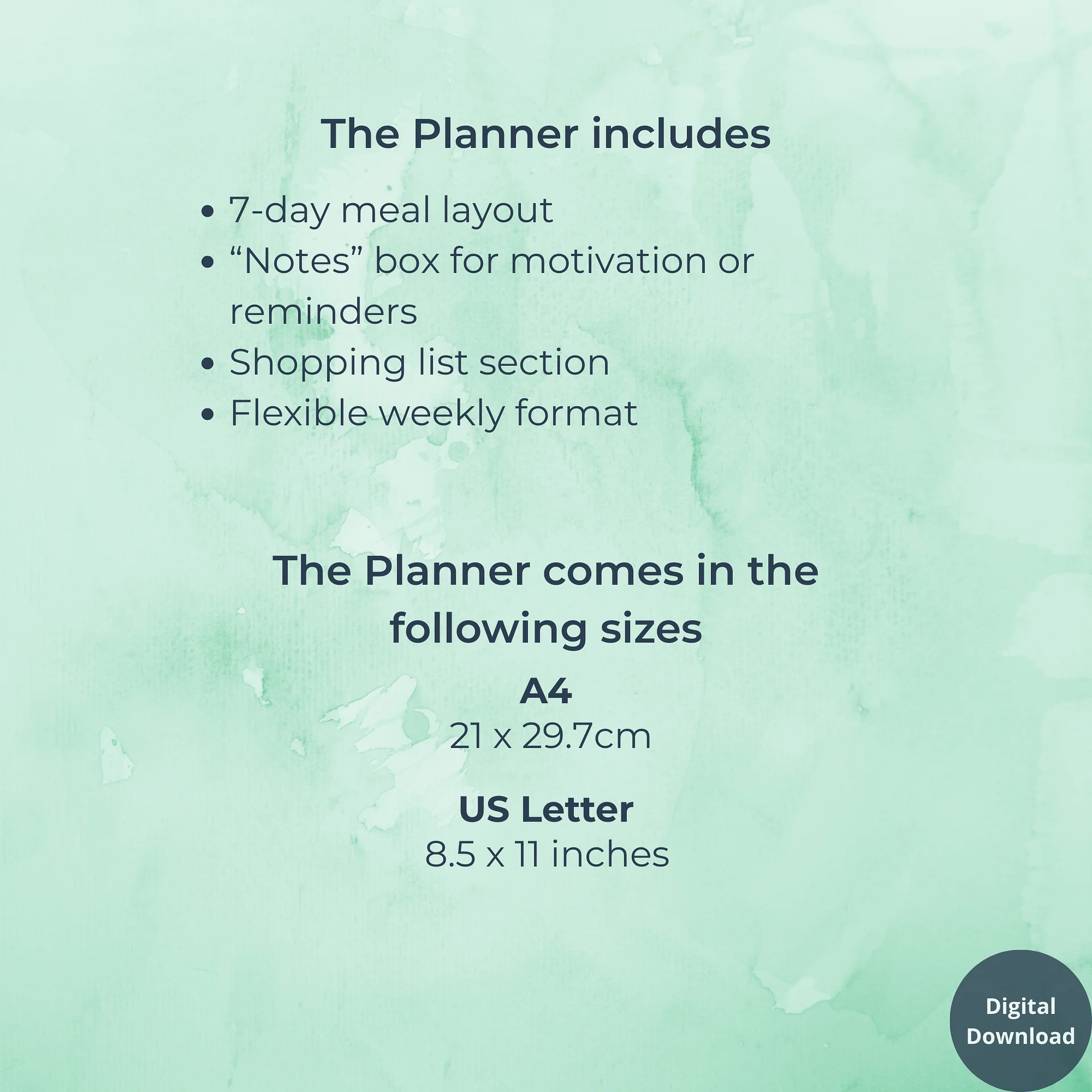 Weekly Meal Planner product image (5)