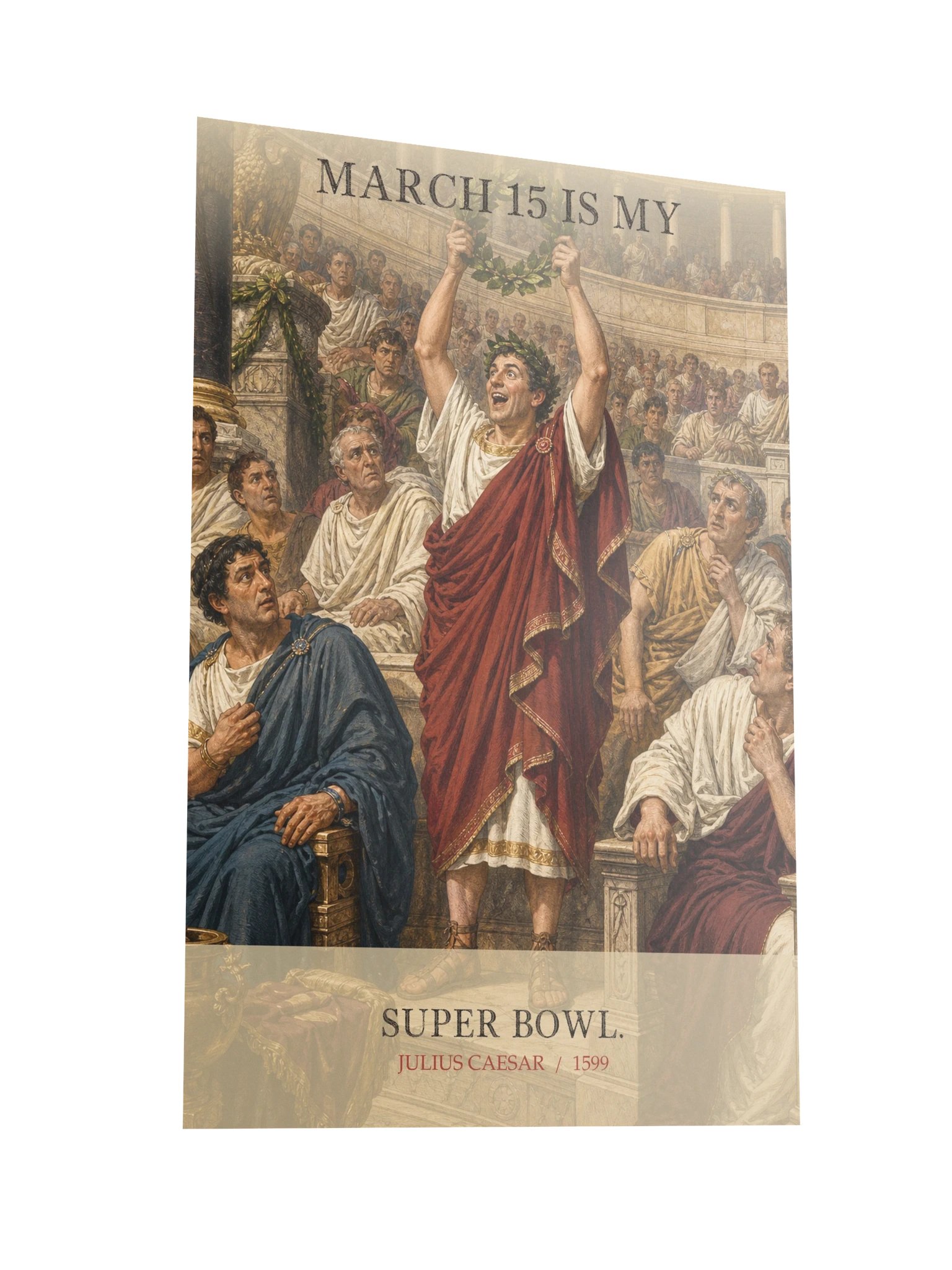 March 15 Super Bowl -- Julius Caesar Art Print product image (10)