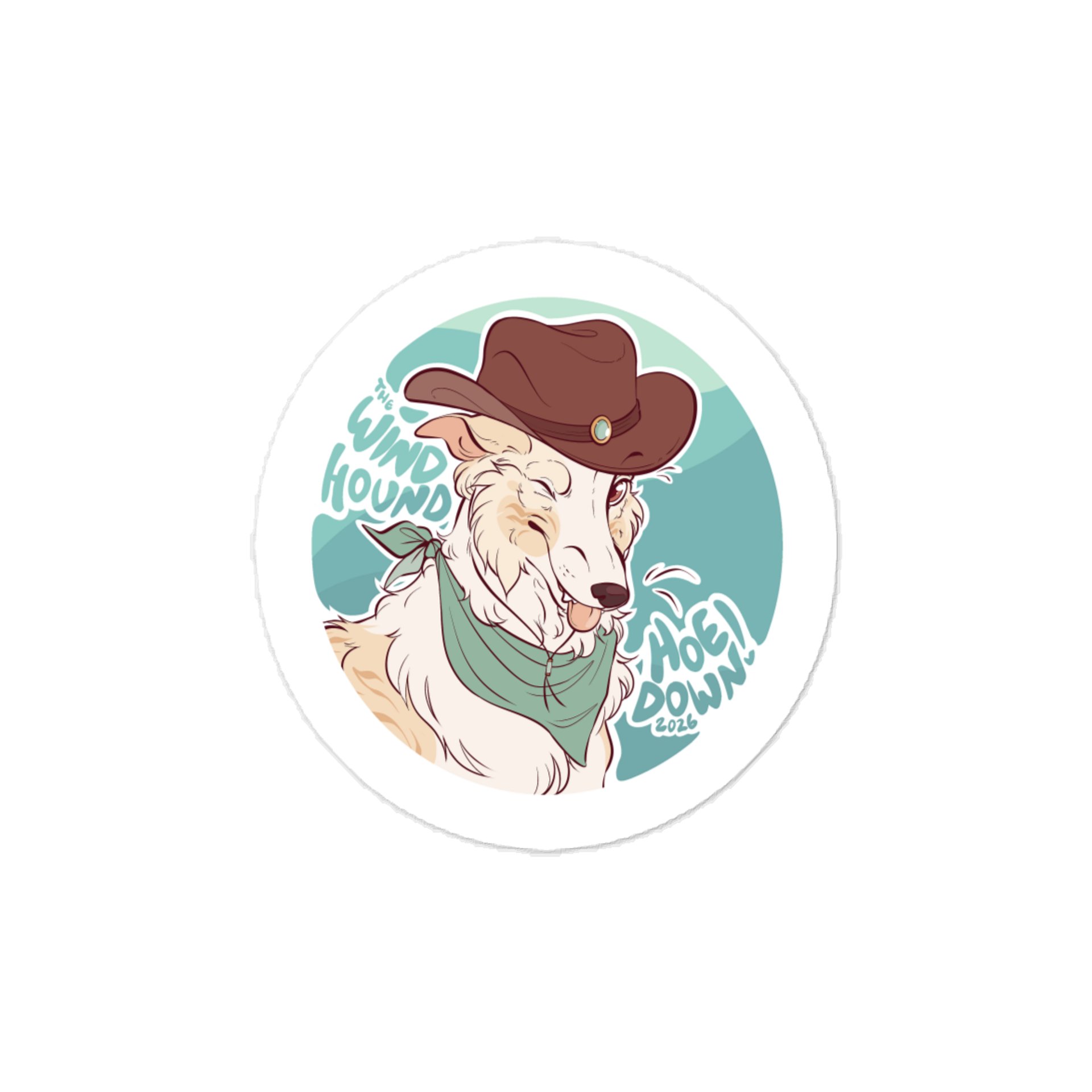 Winky Sundance - Blue - Sticker product image (1)