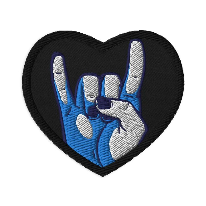 Love And Rock Embroidered Patch product image (1)