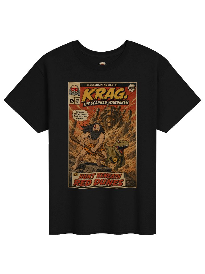 Krag, The Scarred Wanderer - Blockchain Nomad #1 - Vintage Comic Tee product image (1)