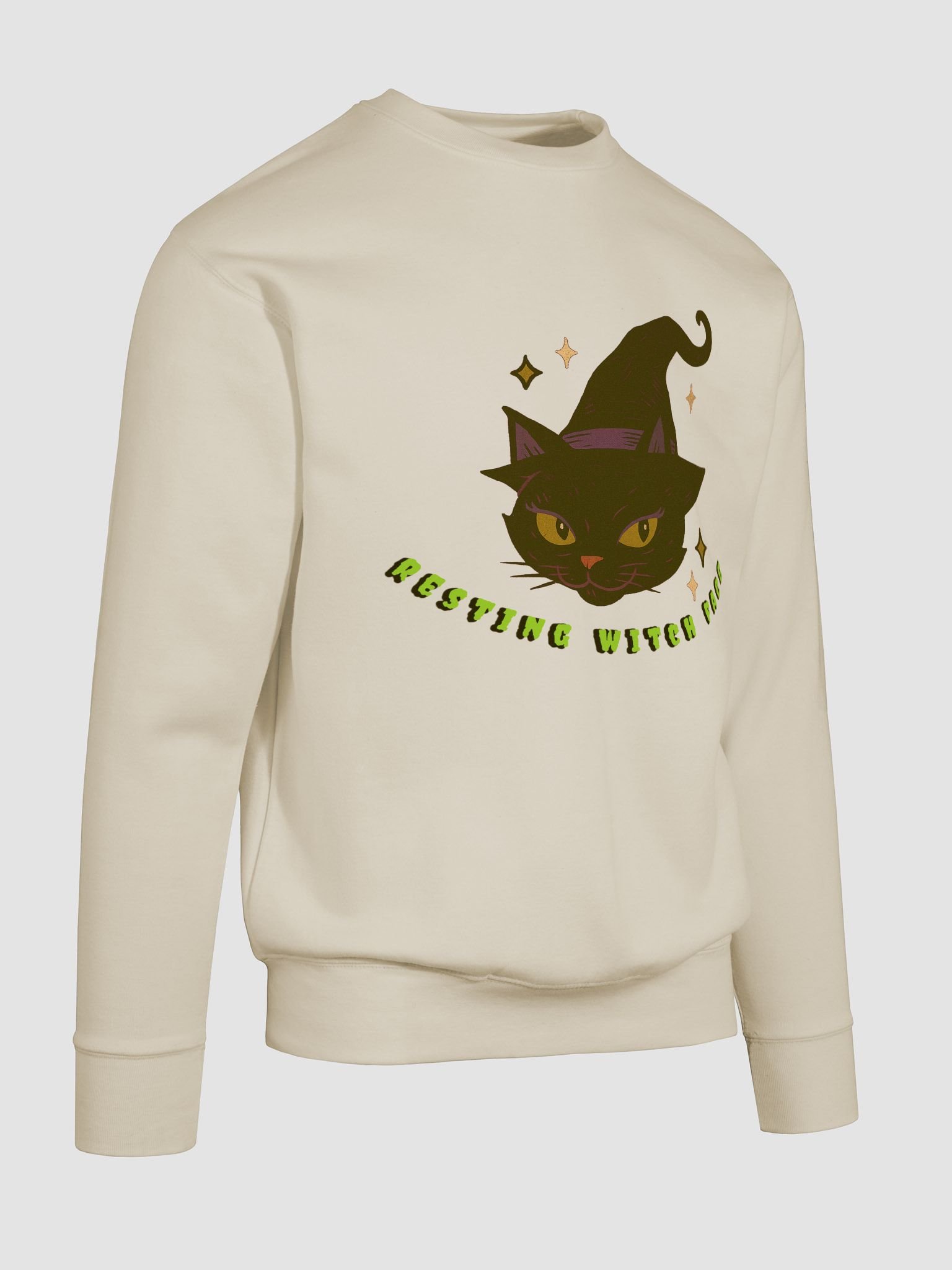 Resting Witch Face Cat Sweatshirt product image (58)