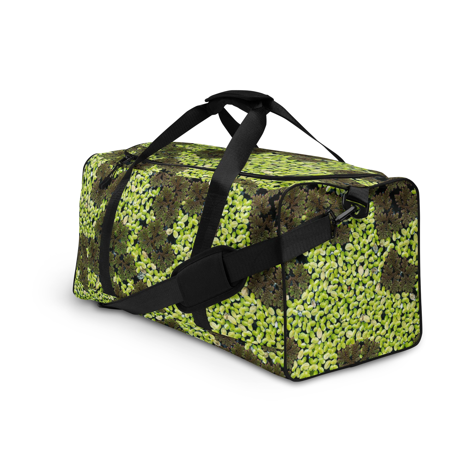 Verdant Life Light All-Over Print Lush Foliage Travel Duffle Bag product image (3)