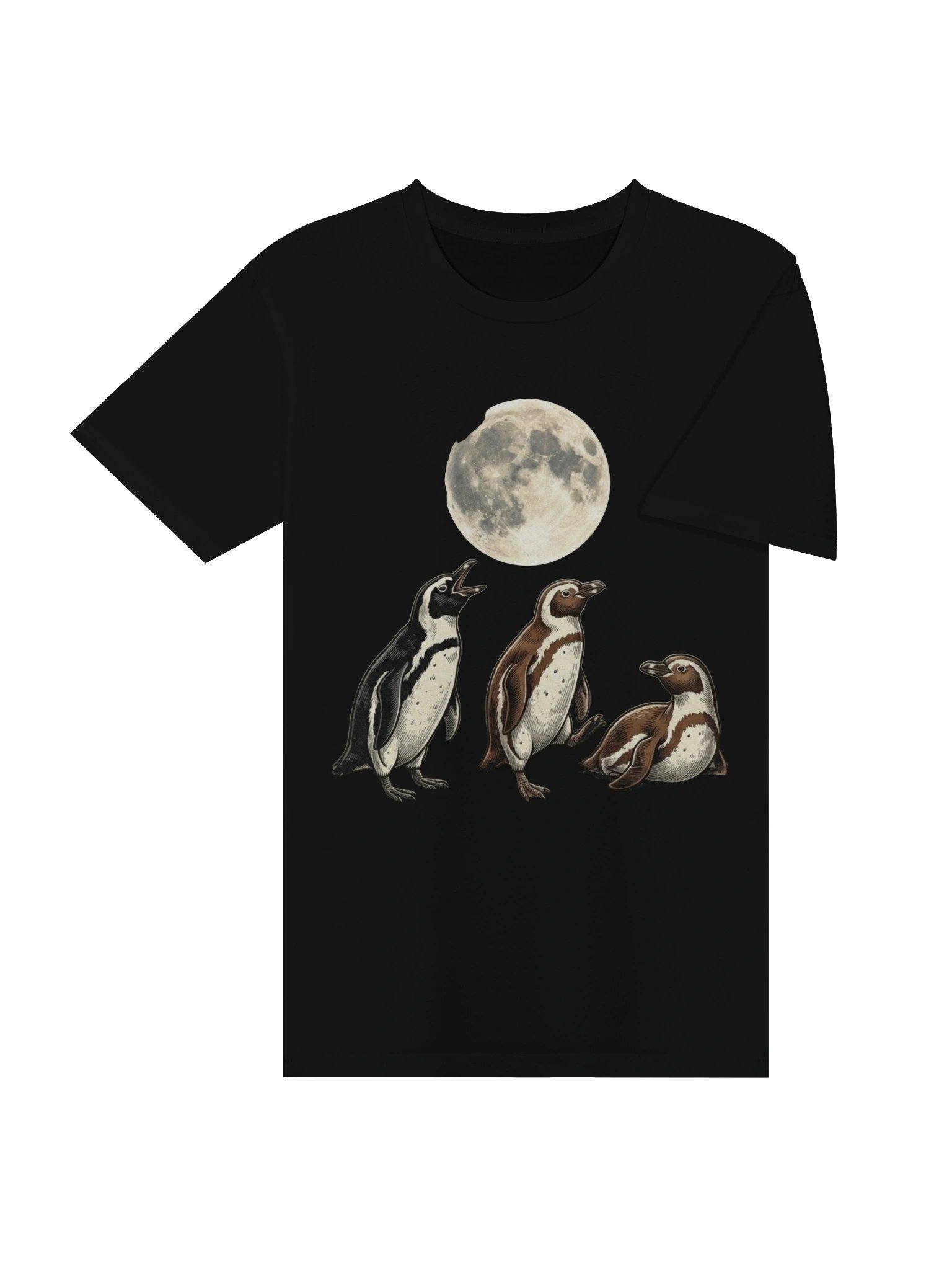 Vintage Moon pingouin T-shirt product image (4)