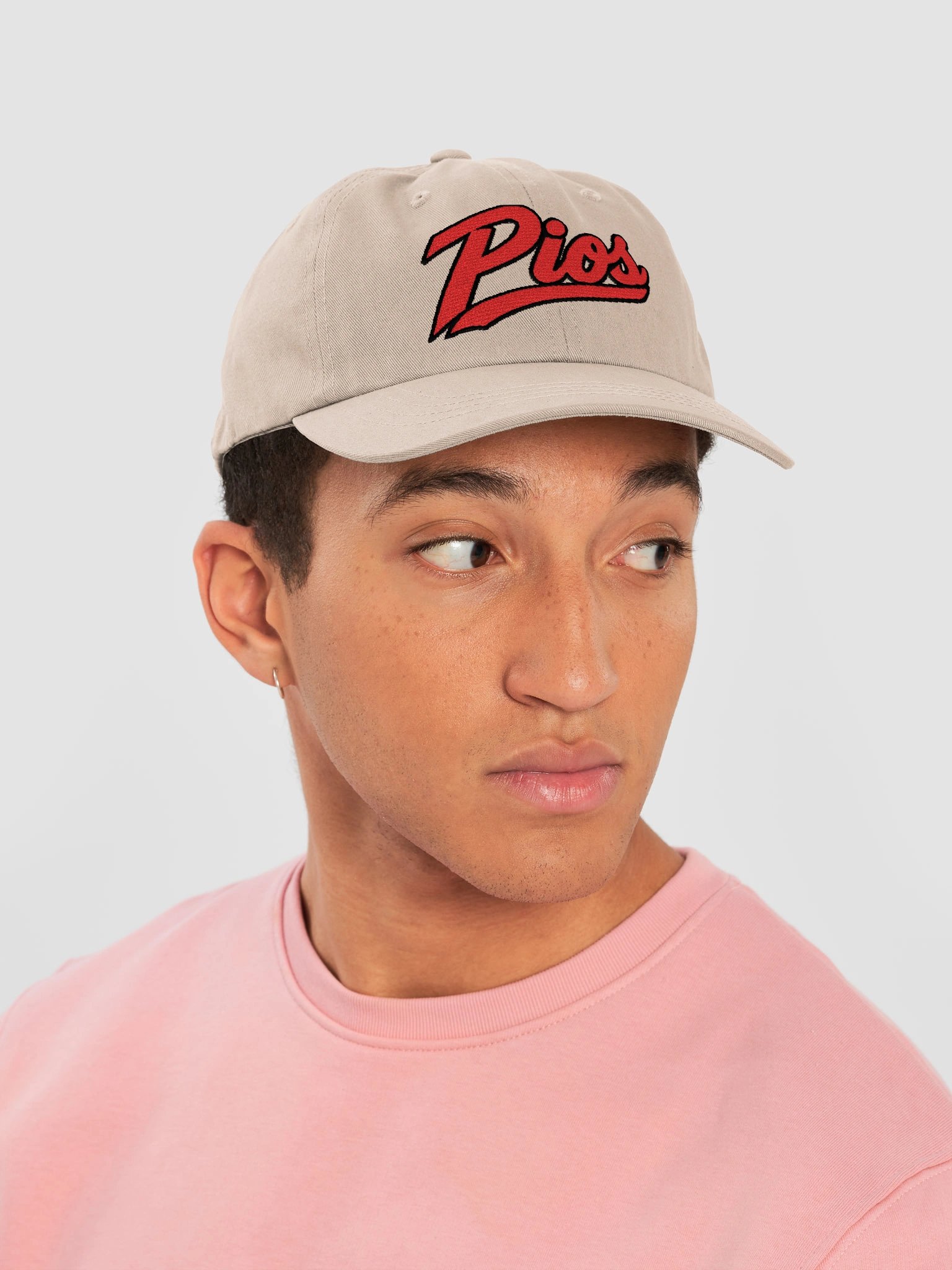 Pioneers Script Dad Hat — Stone product image (6)
