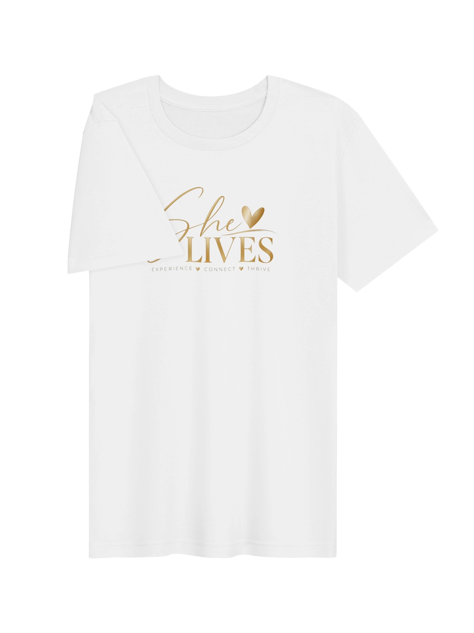 She Lives Gold Logo Tee product image (3)