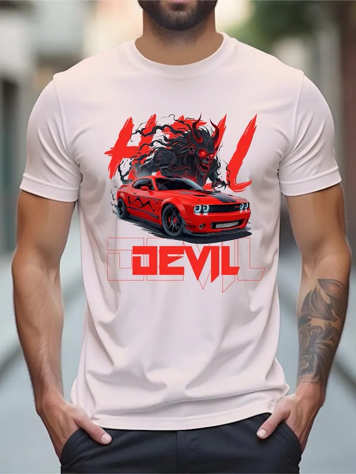 Man T-Shirt Muscle Car Garment-Dyed Heavyweight product image (1)