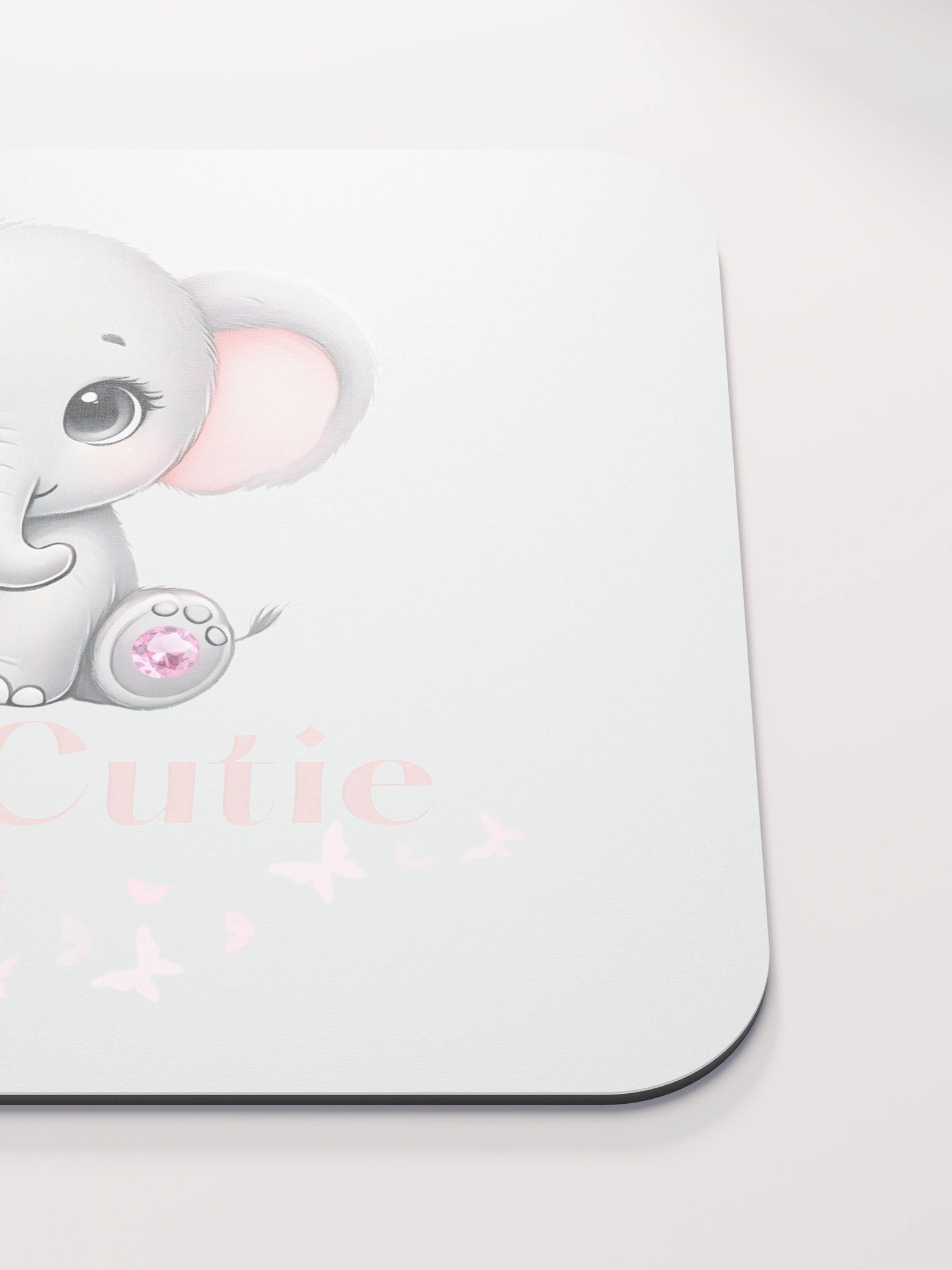 Little Cutie Elephant Mouse Pad product image (5)