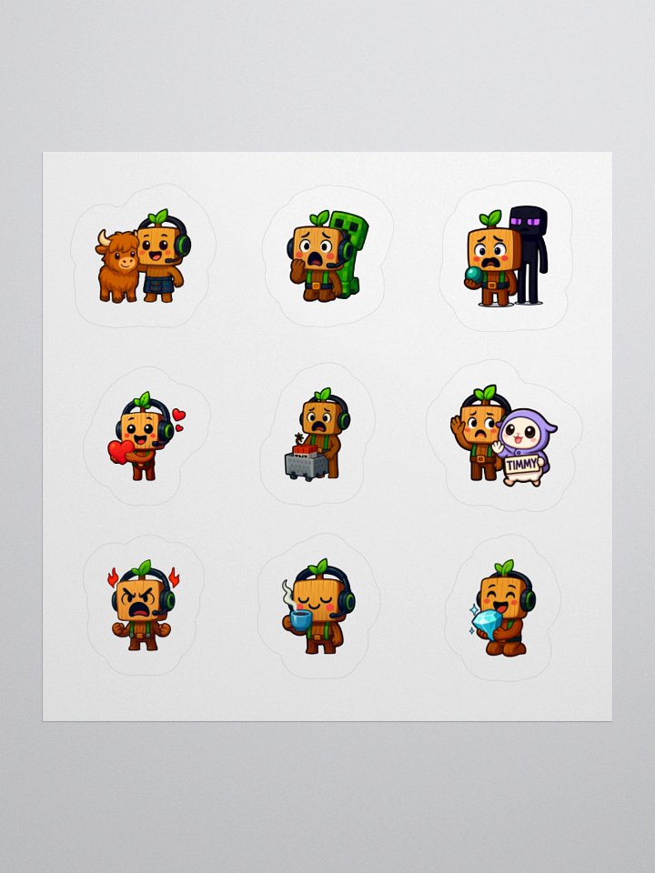Emote Sticker Sheet product image (1)
