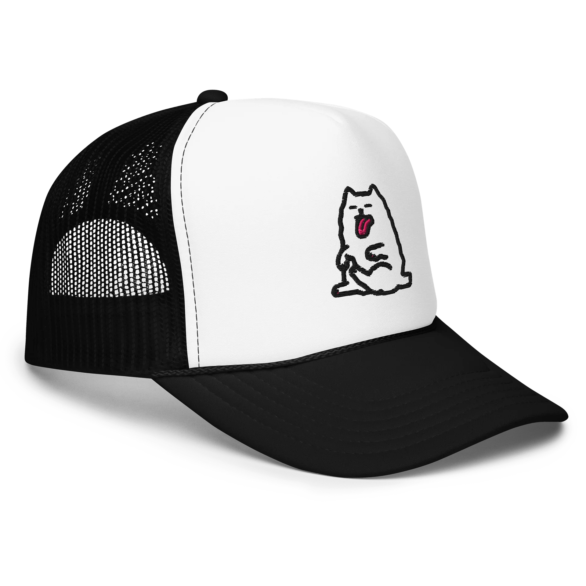 🛏️ Bed Rotting | Black & White Trucker Hat 🧢 product image (3)