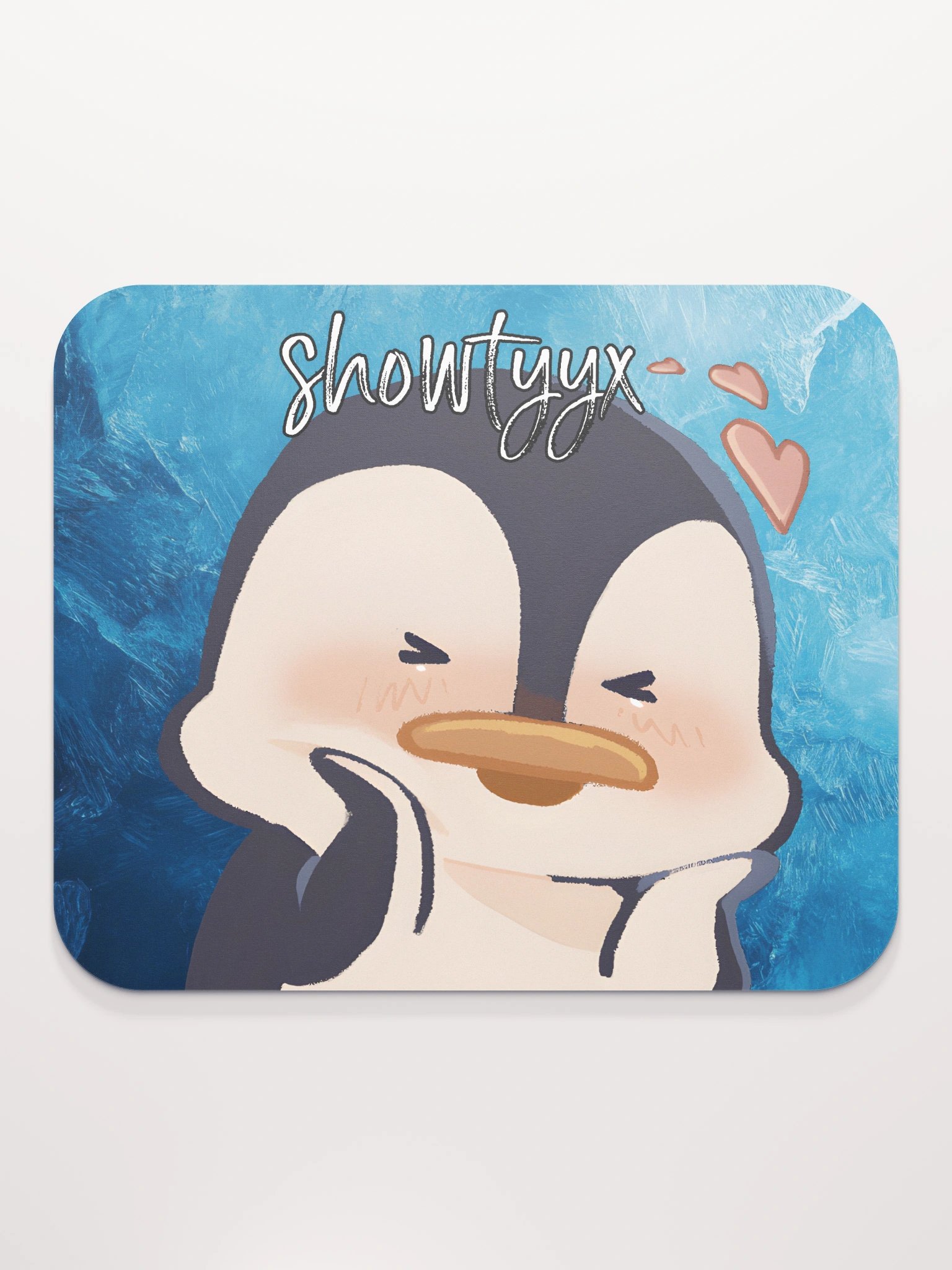 Blushy Penguin Mouse Pad product image (2)