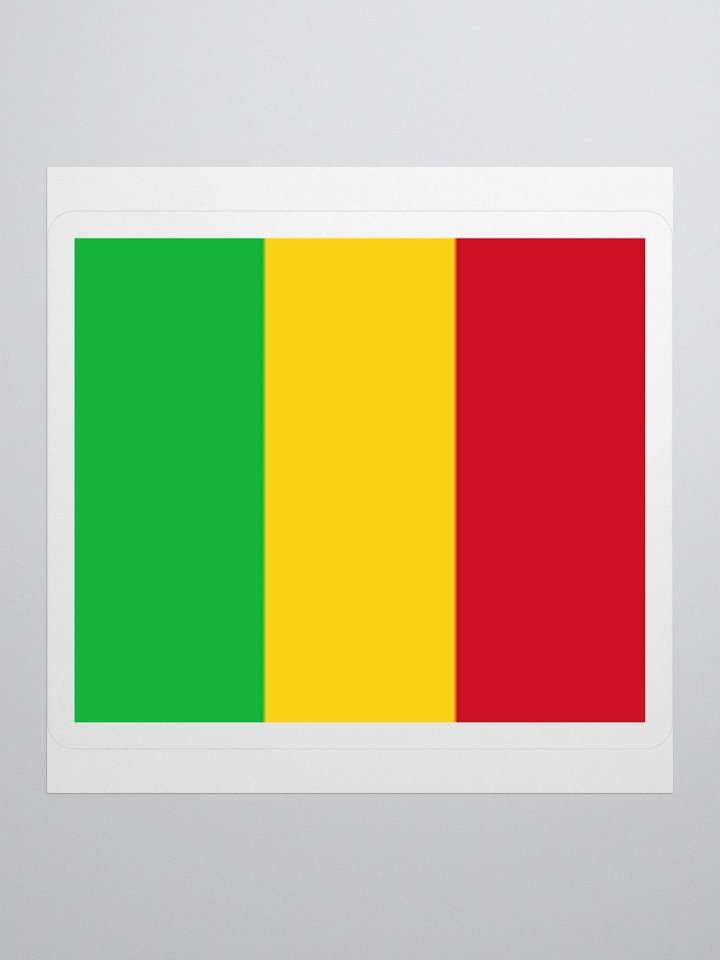 Mali National Flag Sticker - Exclusive Vinyl Design, Multiple Sizes product image (1)