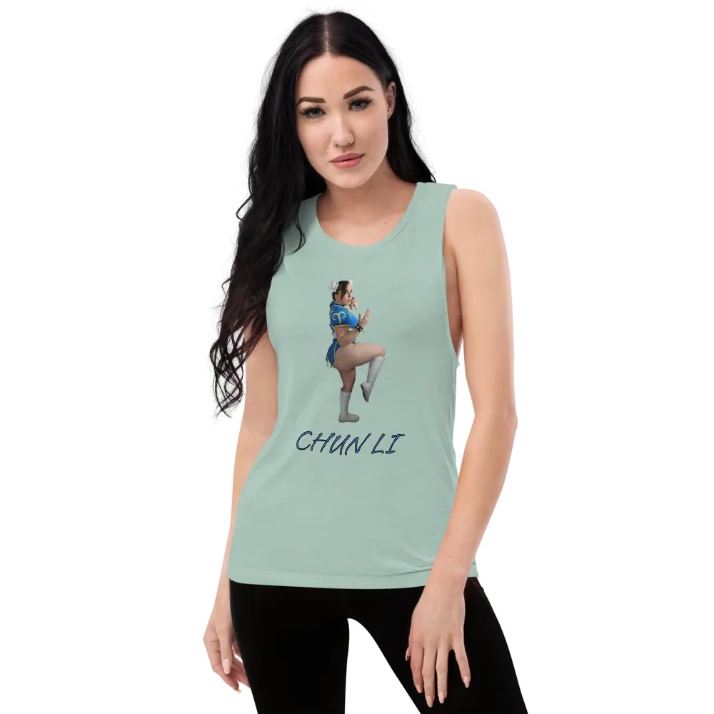 Chun Li Women's Muscle Tank product image (5)