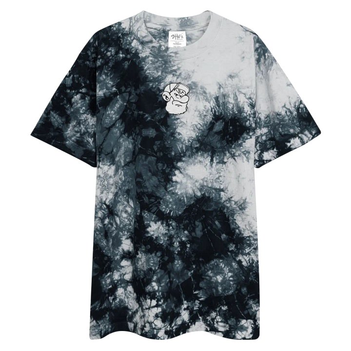 Oversized Tie-Dye T-shirt w/ White Logo product image (2)