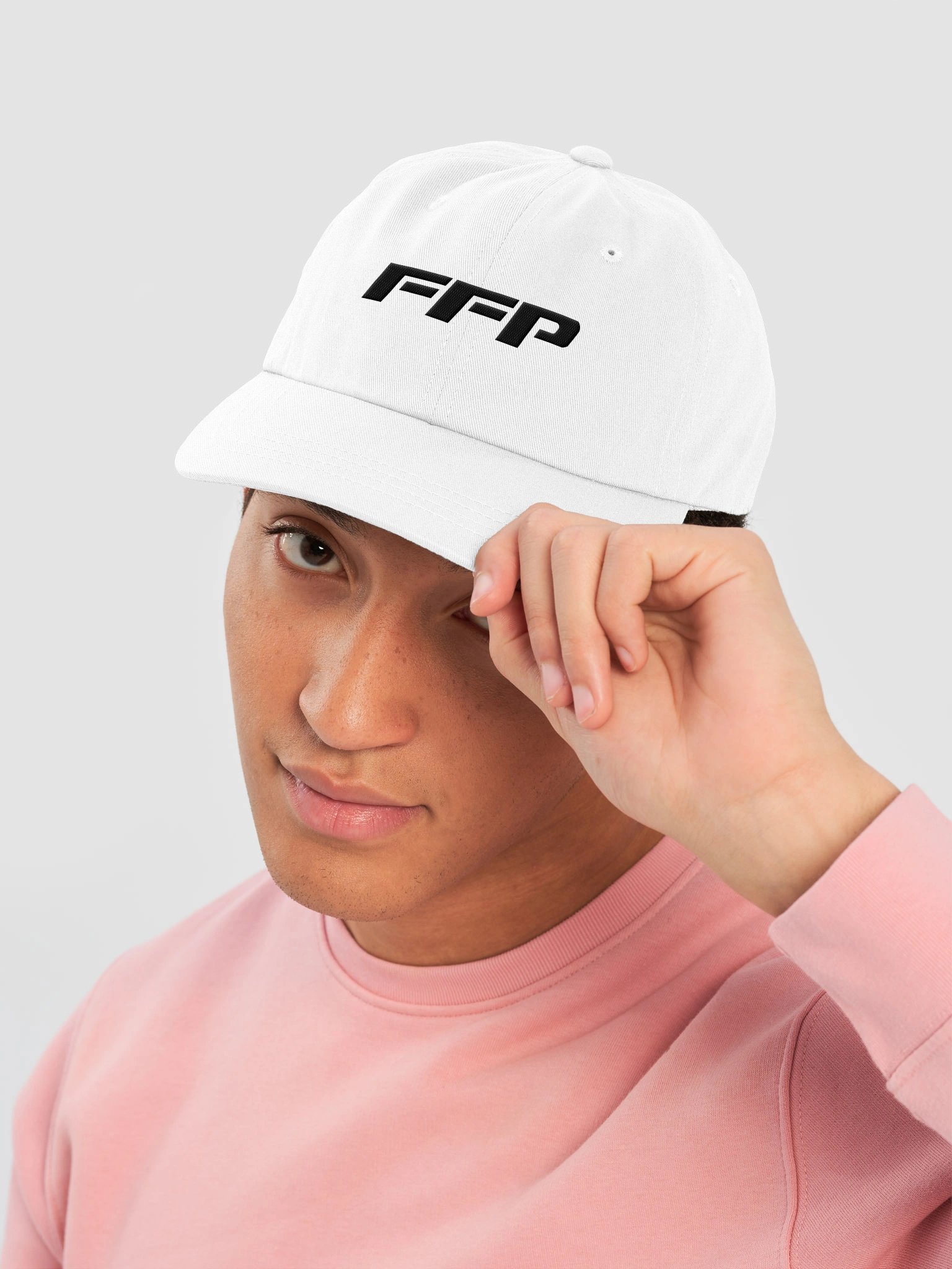 FFP Classic Dad Hat (White) product image (2)