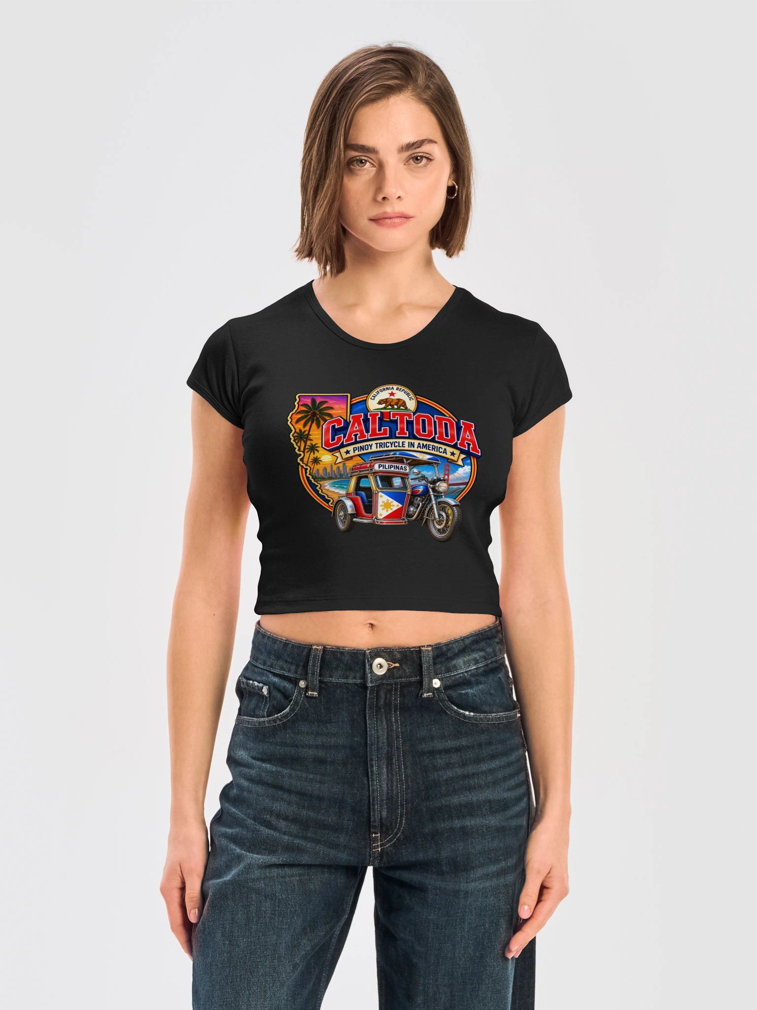 CAL TODA CROPTEE, 5 COLORS (COST=$23.64) product image (11)