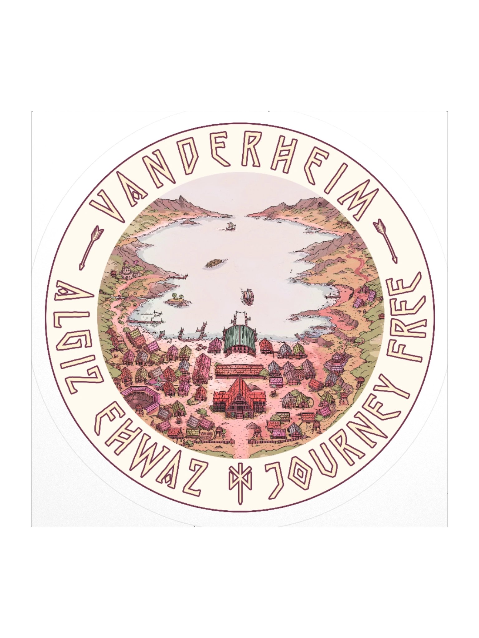 JOURNEY FREE VILLAGE DECAL product image (1)