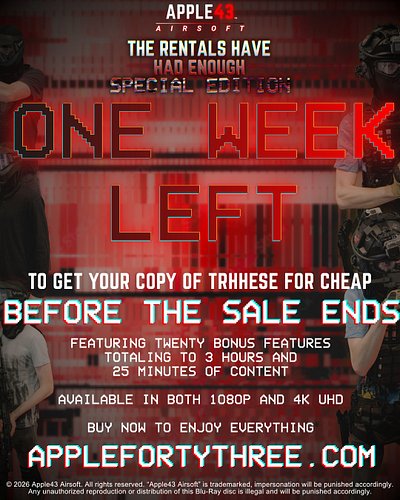 You have ONE WEEK LEFT to get your copy of THE RENTALS HAVE HAD ENOUGH: SPECIAL EDITION for cheap before the launch sale ends...