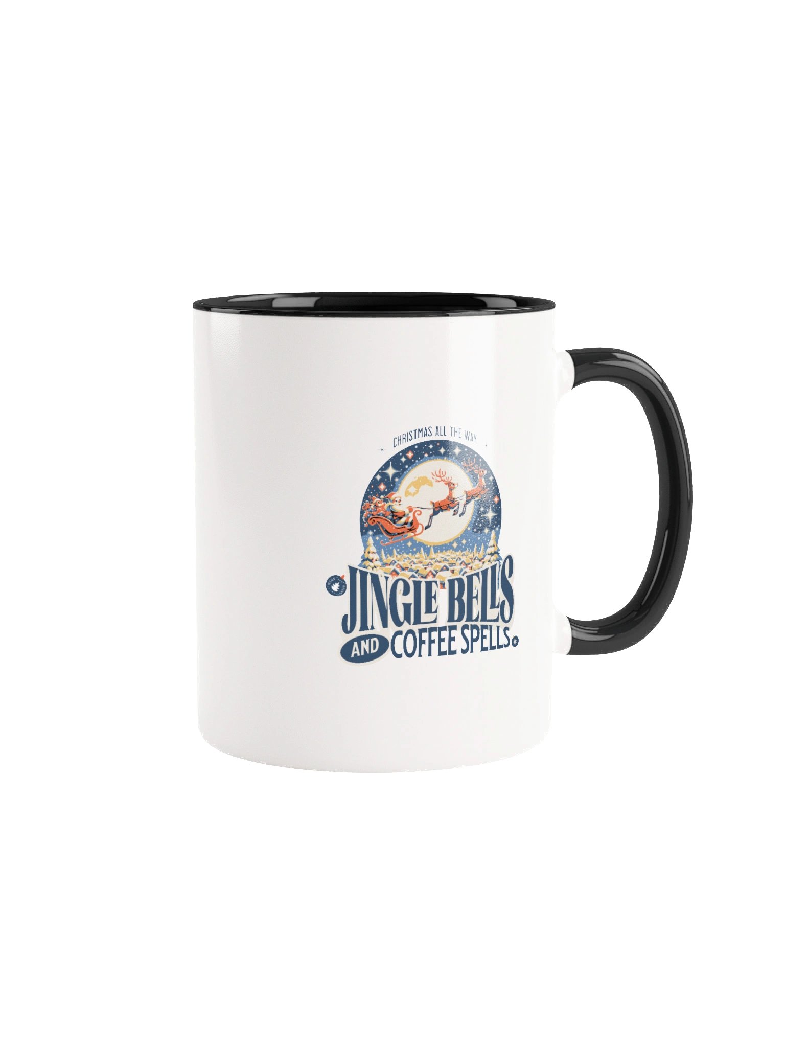 Festive Jingle Bells Coffee Mug for Holiday Cheer product image (1)