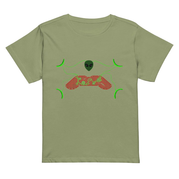 Galactic Gamer High-Waisted Tee product image (2)