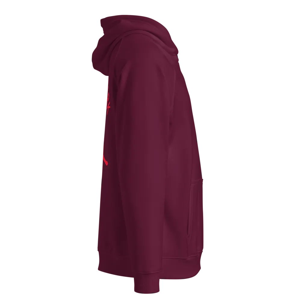 Prospect Park Plum hoodie with dog embroidery on chest product image (5)