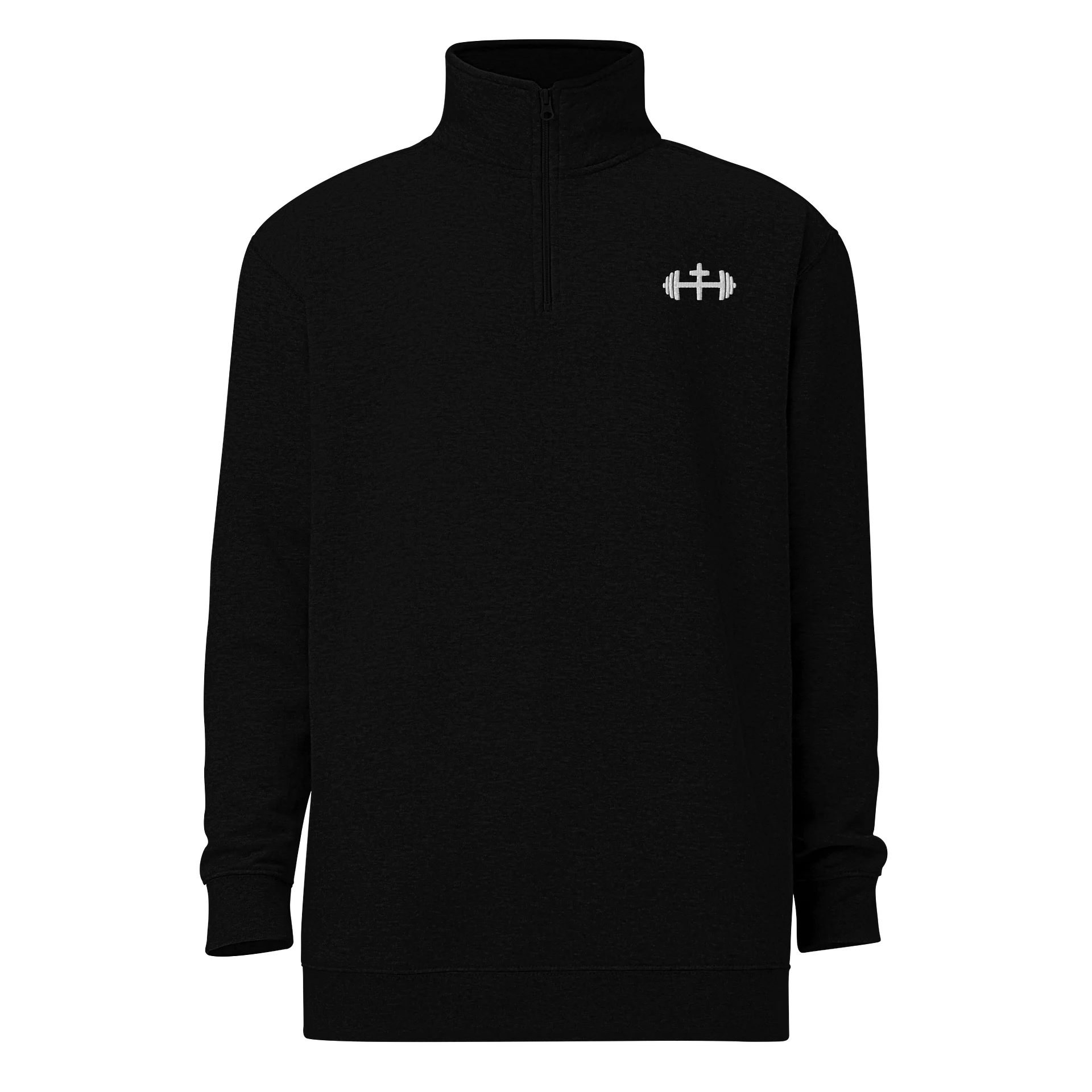 His House Unisex 1/4 Zip Fleece Pullover by His House