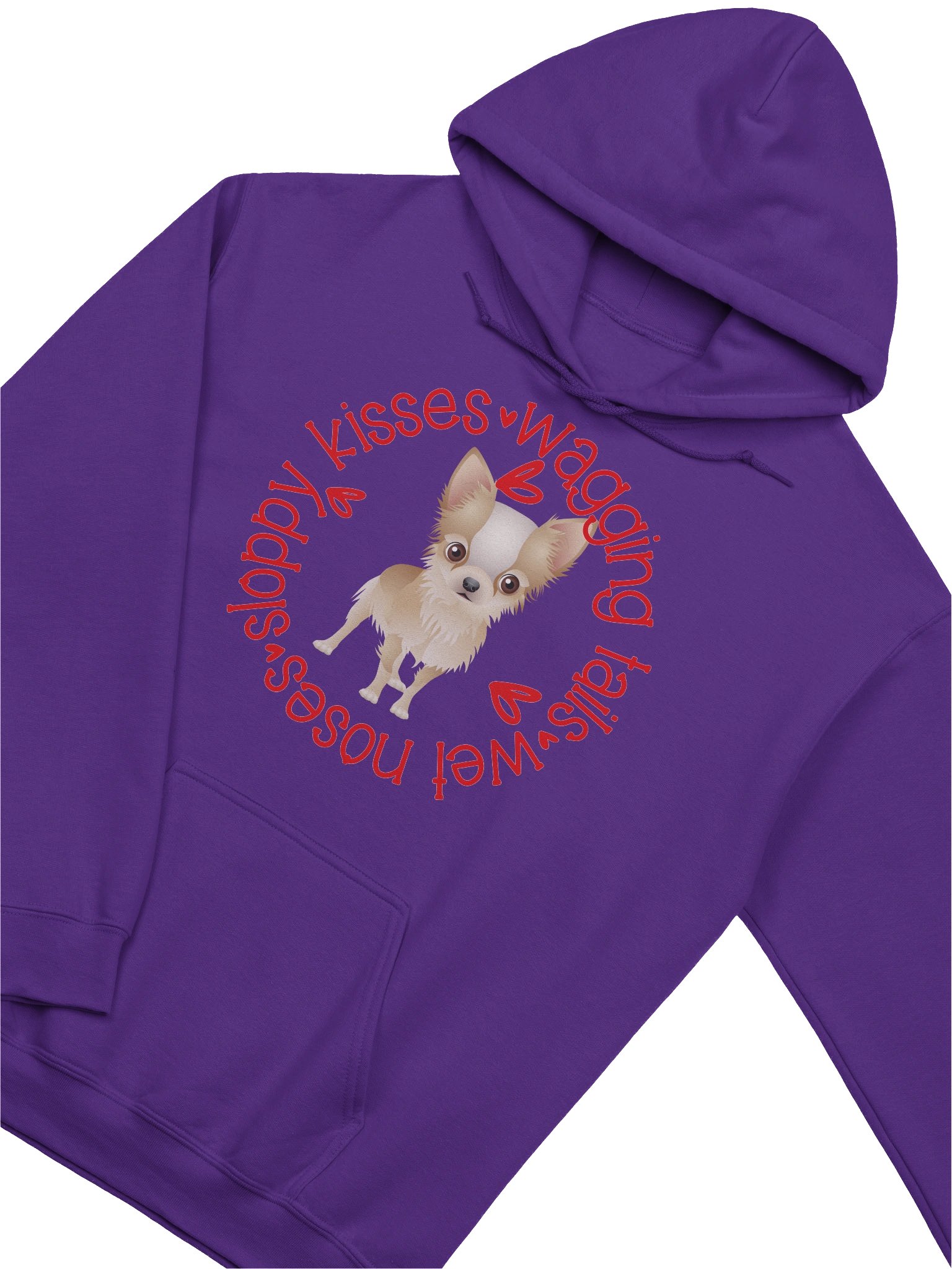Sloppy Kisses Chihuahua Hoodie product image (30)
