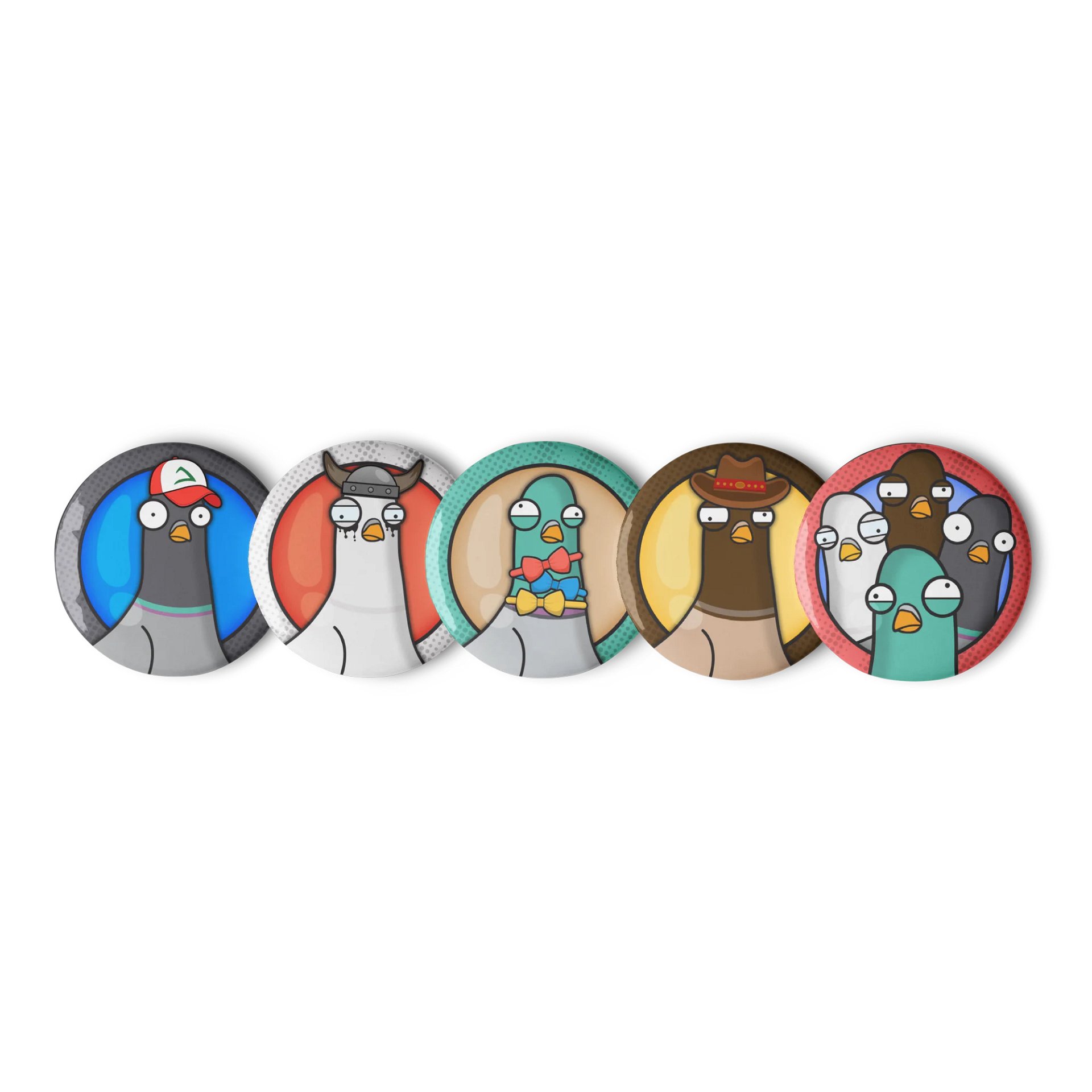 Pigeon Badges (Set A) product image (1)