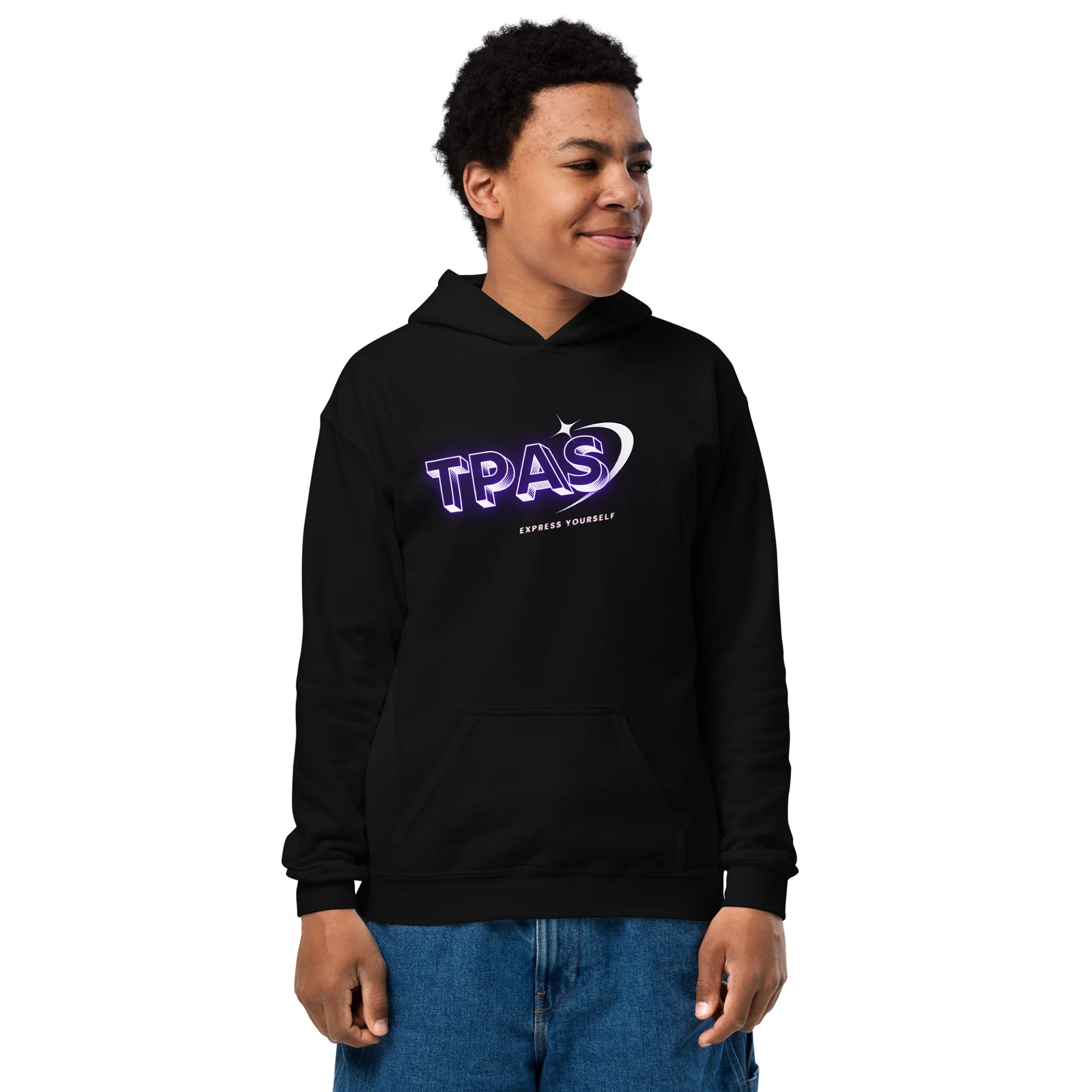 Midnight Glow Unisex Youth Hoodie (Purple) product image (1)