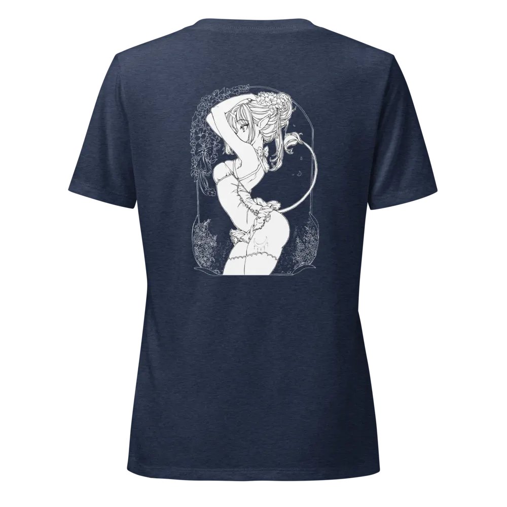 Unicorn and Lilac Femcut Vneck product image (2)