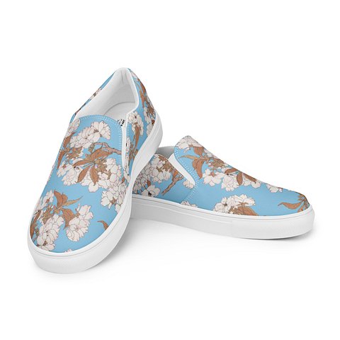 Blossom Branch Slip-on Sneakers (Women’s) Image 1