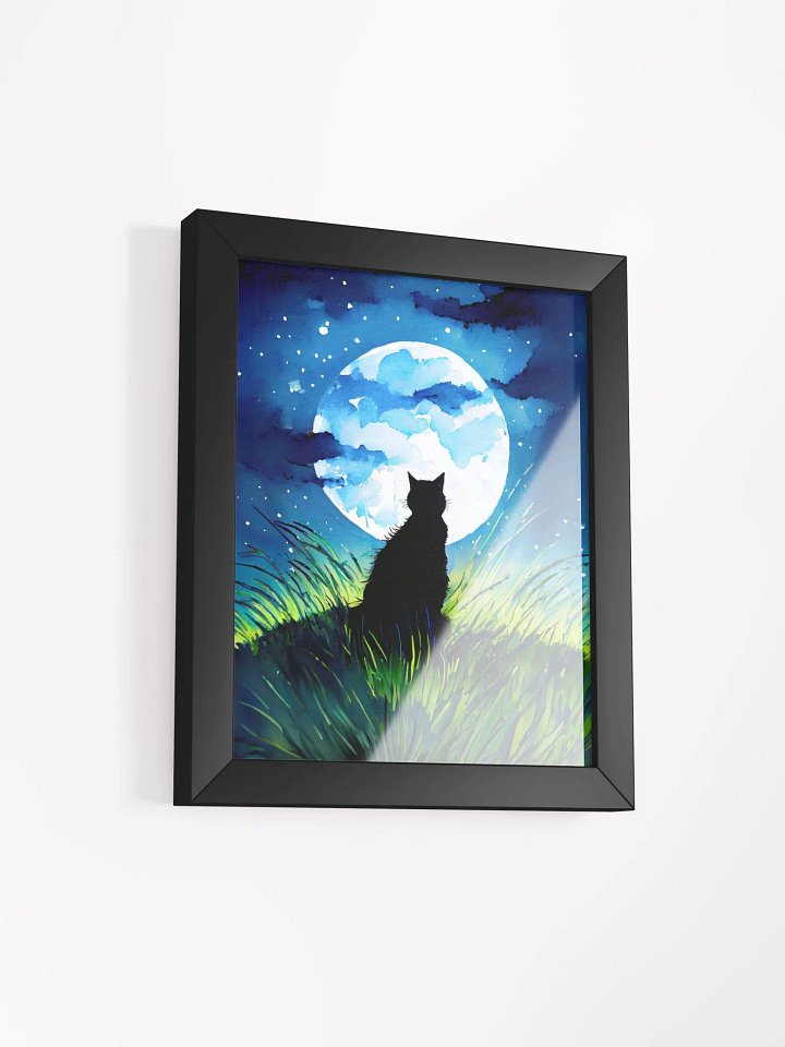 A Cat Sings To The Moon Studio Framed Print product image (2)