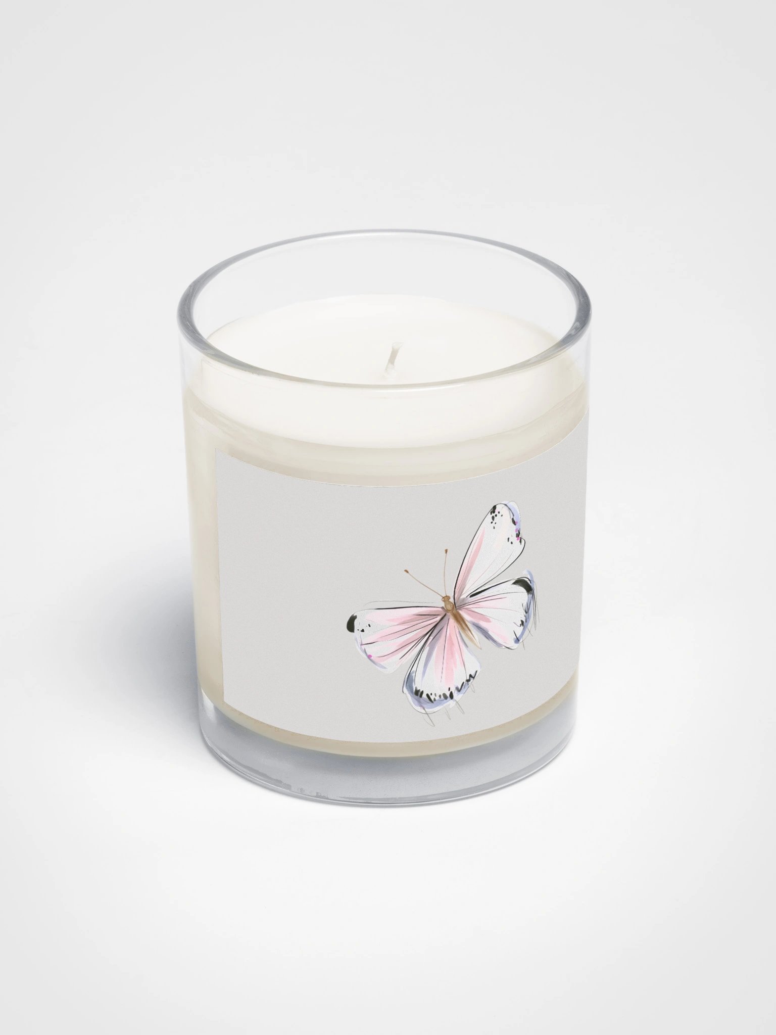 The Pink Watercolor Butterfly Sanctuary Candle product image (2)