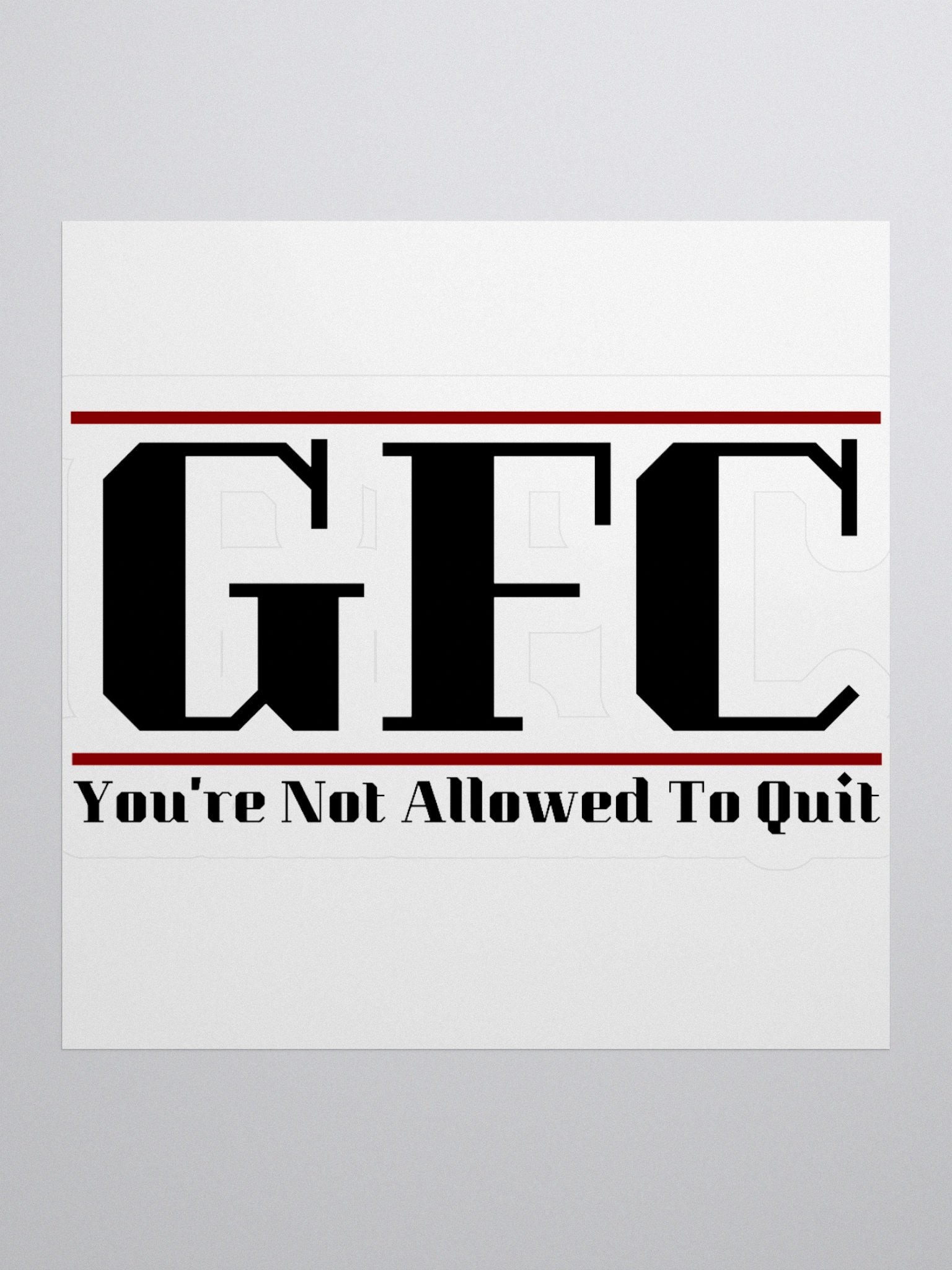 GFC w/ynatq Sticker product image (1)