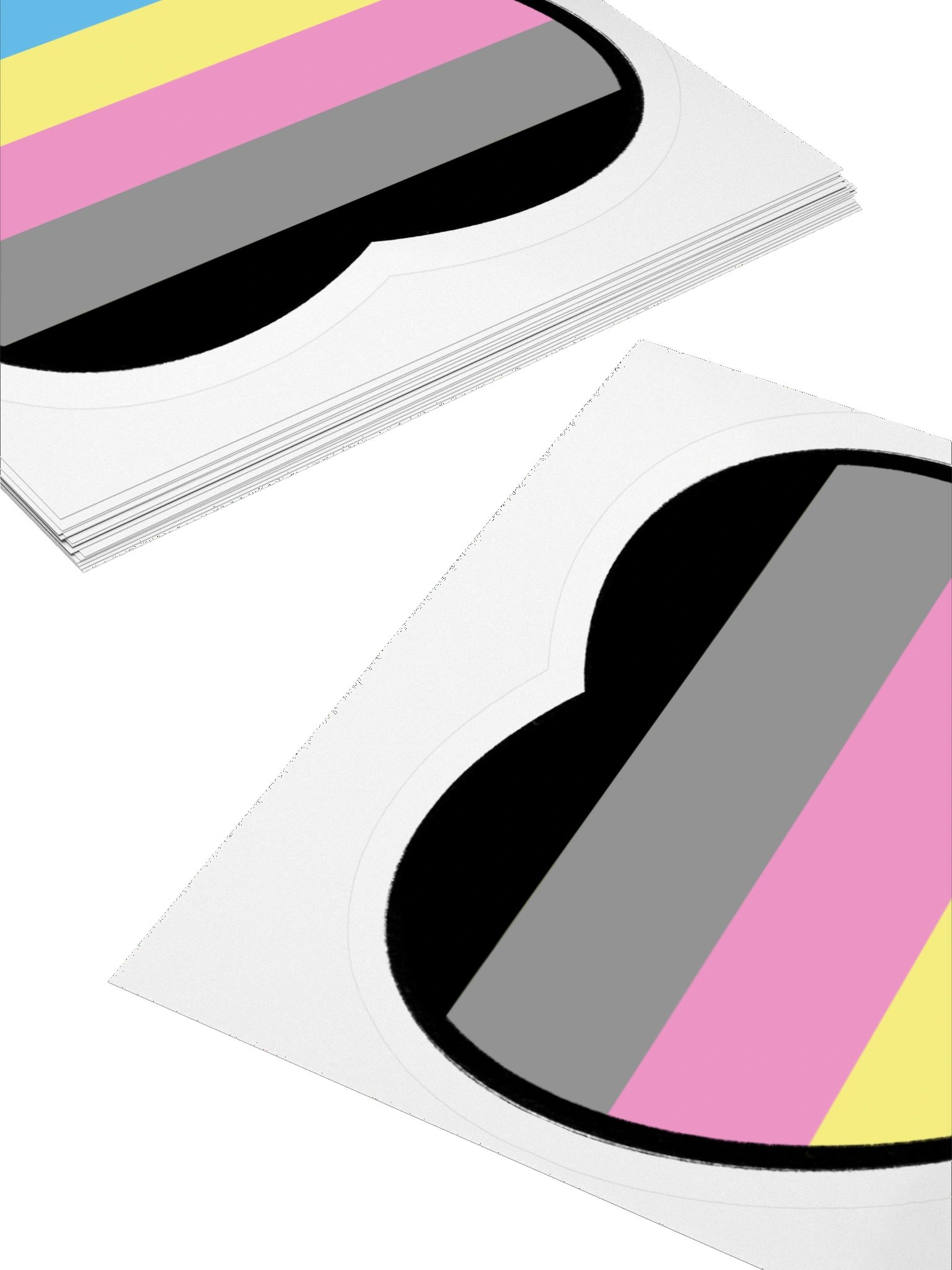 Polygender Pride Heart Sticker product image (10)