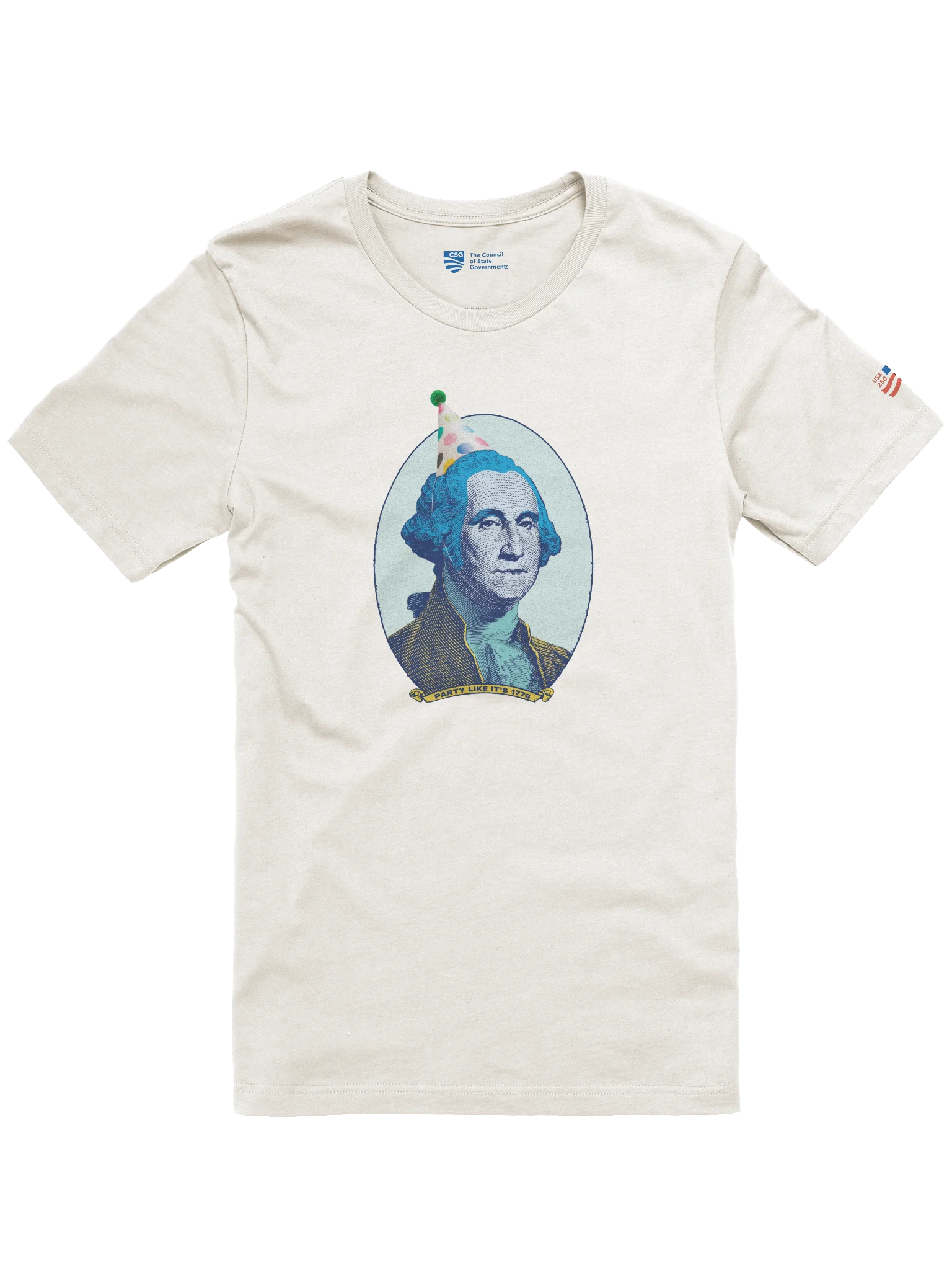 CSG 250 George Washington — Party Hat Tee product image (1)