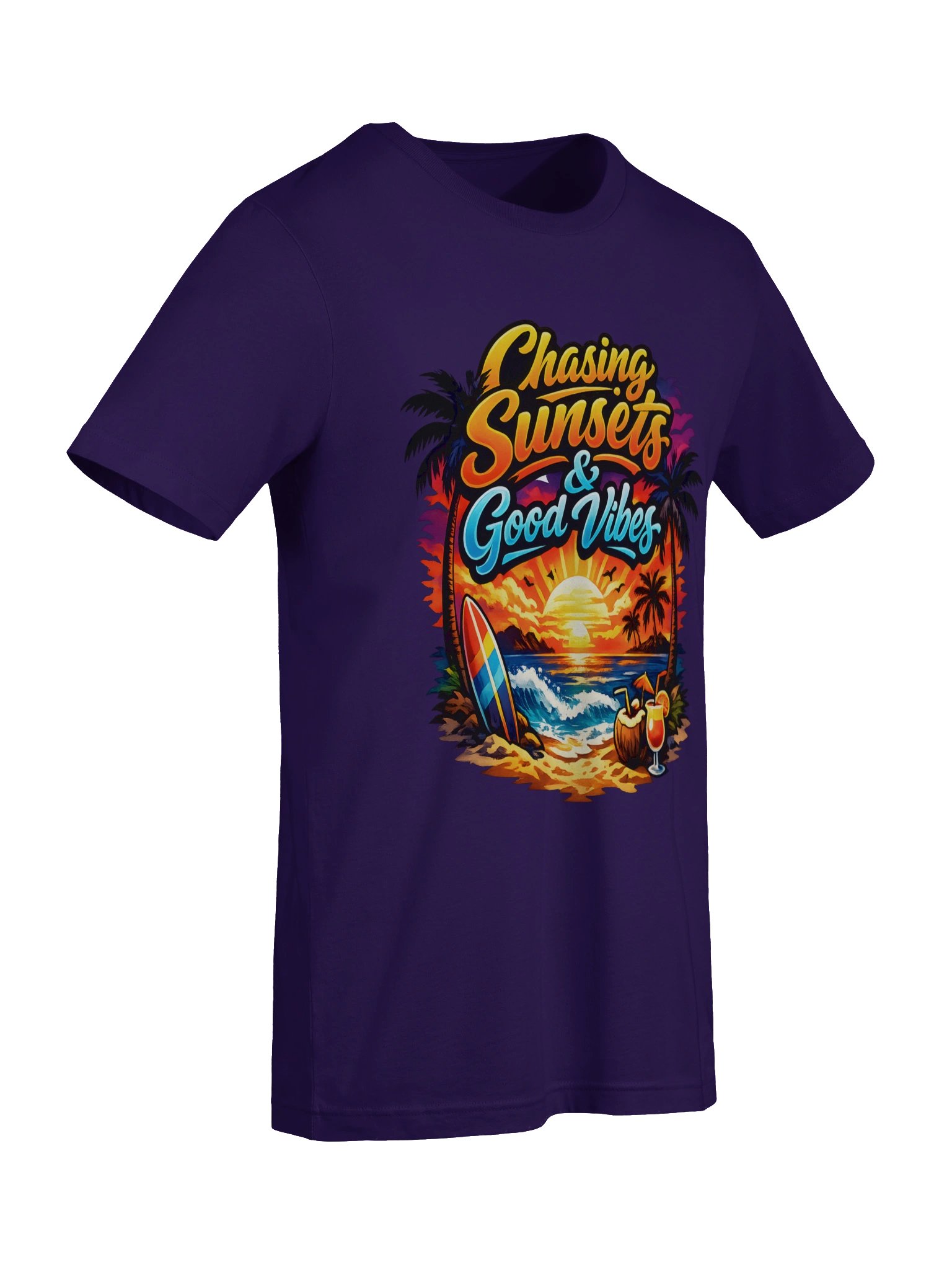 Chasing Sunsets Tropical Vibes Tee product image (13)